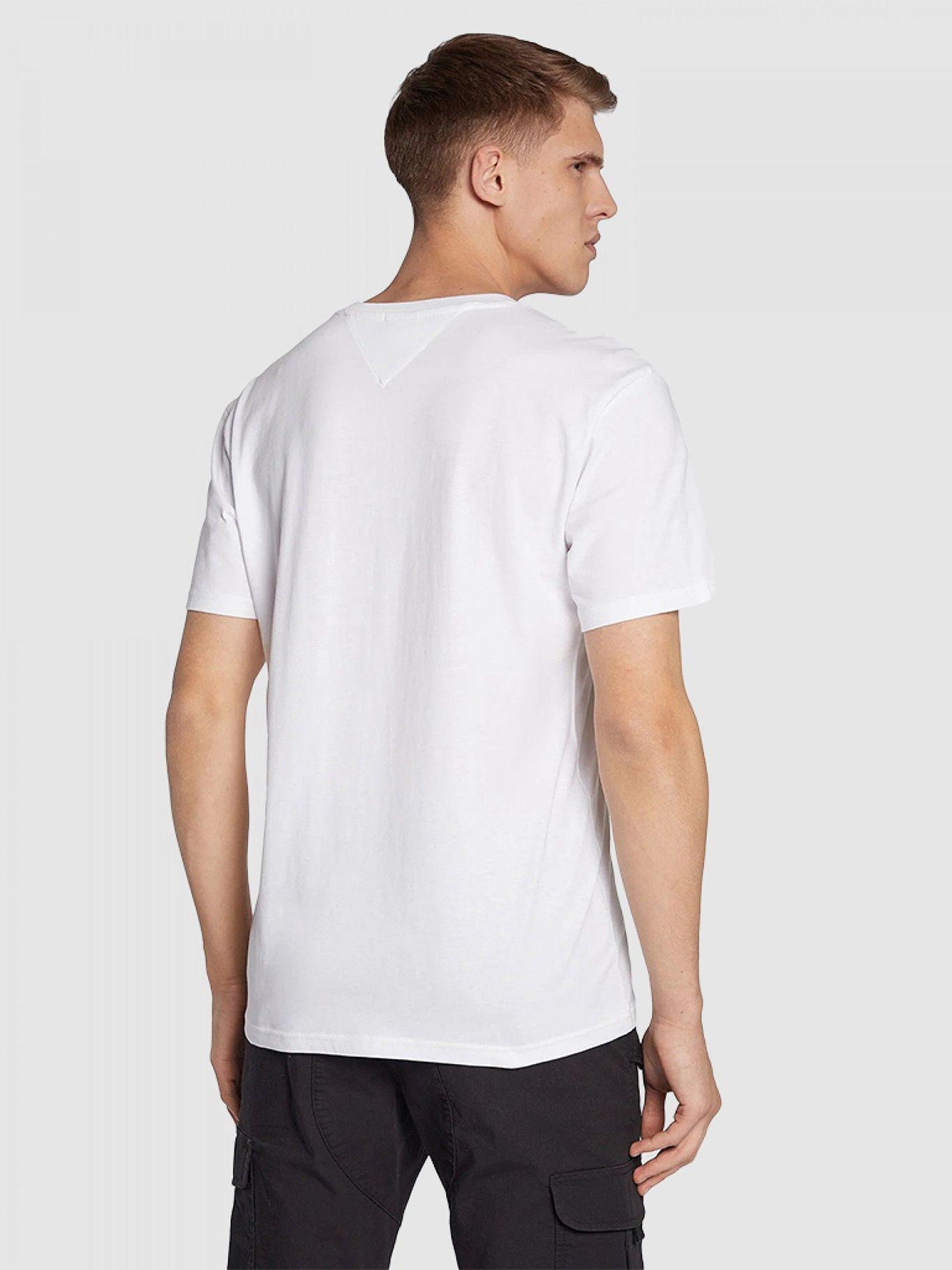 Polera Classic Linear Logo Blanco Tommy Hilfiger-2