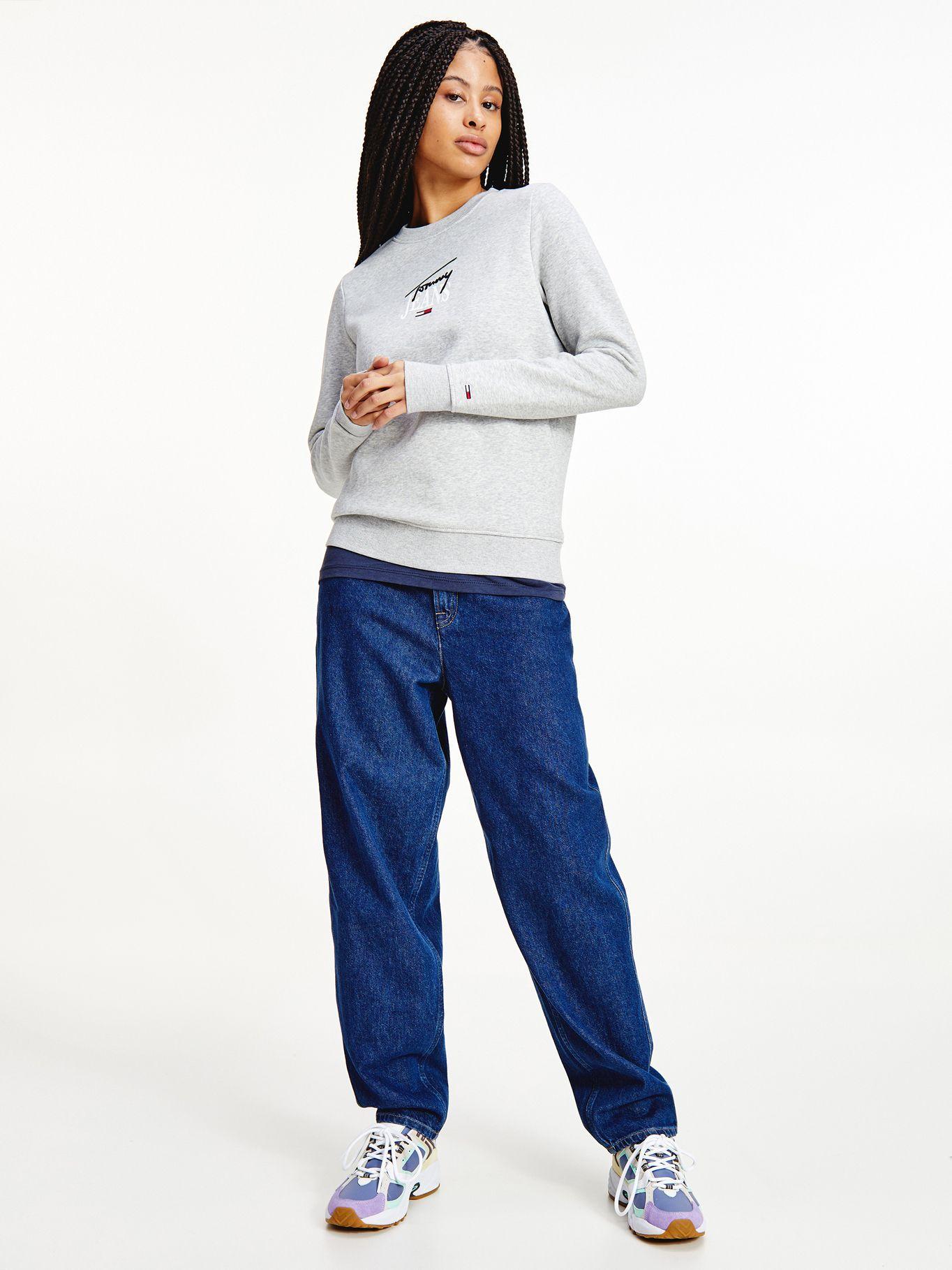 Polerón Essential Logo Gris Tommy Hilfiger-0