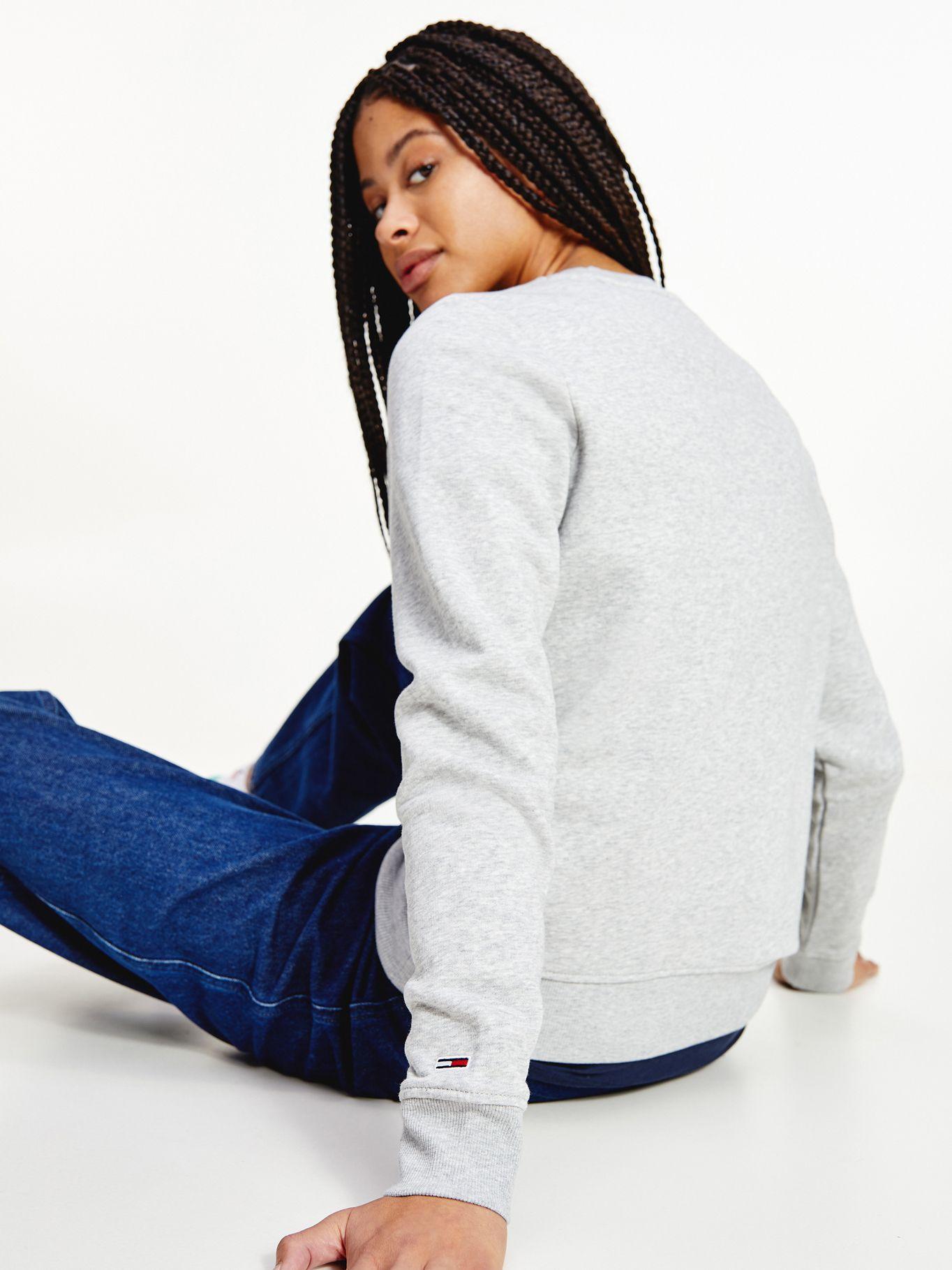 Polerón Essential Logo Gris Tommy Hilfiger-1