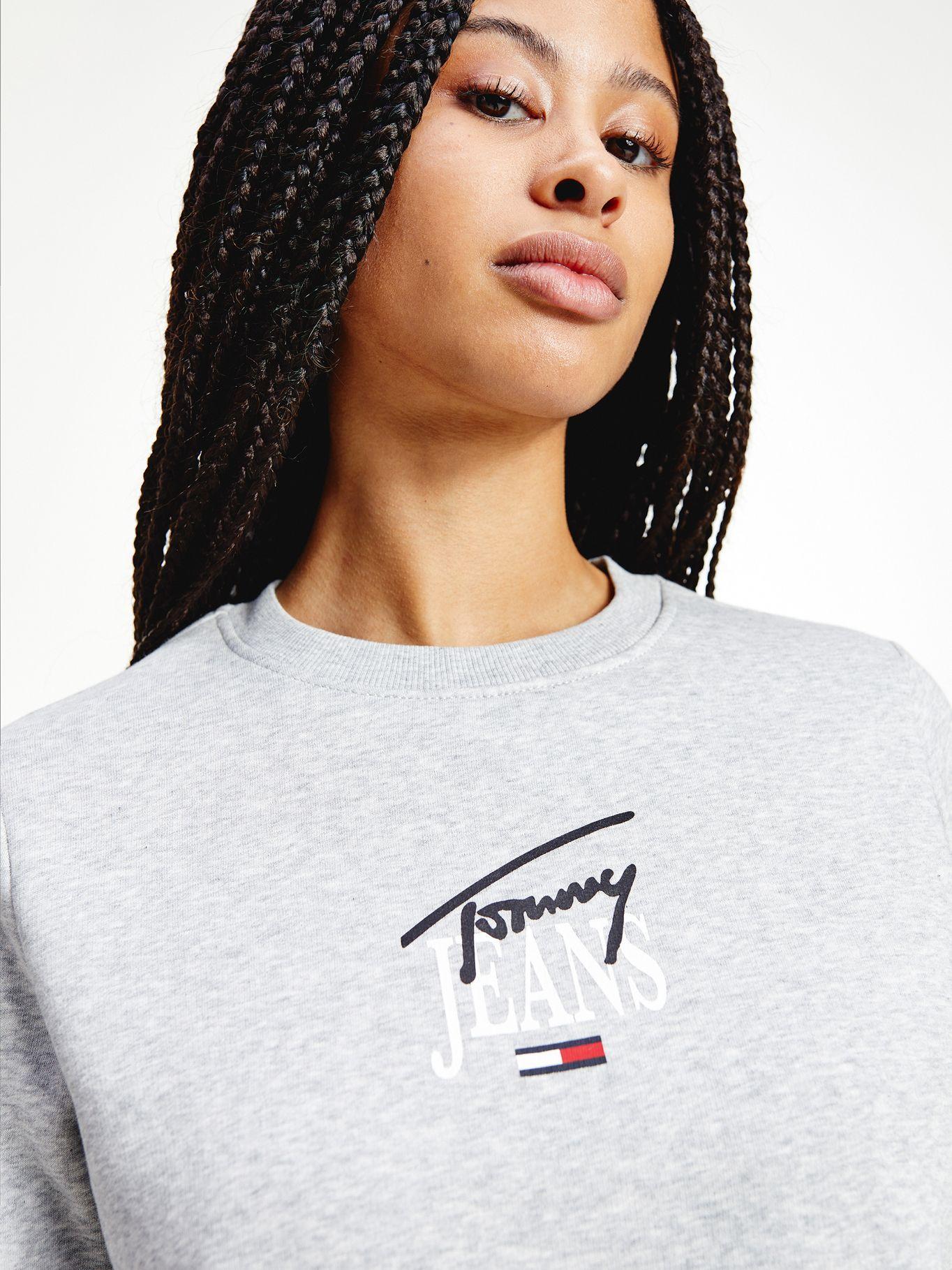 Polerón Essential Logo Gris Tommy Hilfiger-2
