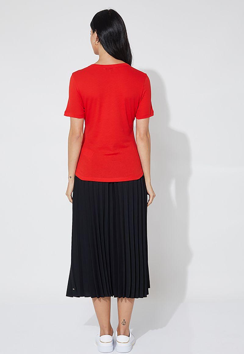 Polera Slim Con Logo Sport Rojo Tommy Hilfiger-2