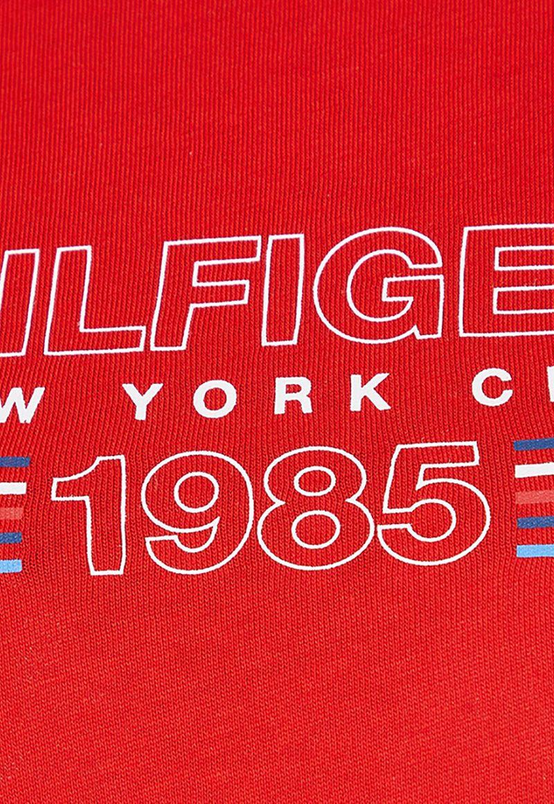 Polera Slim Con Logo Sport Rojo Tommy Hilfiger-4