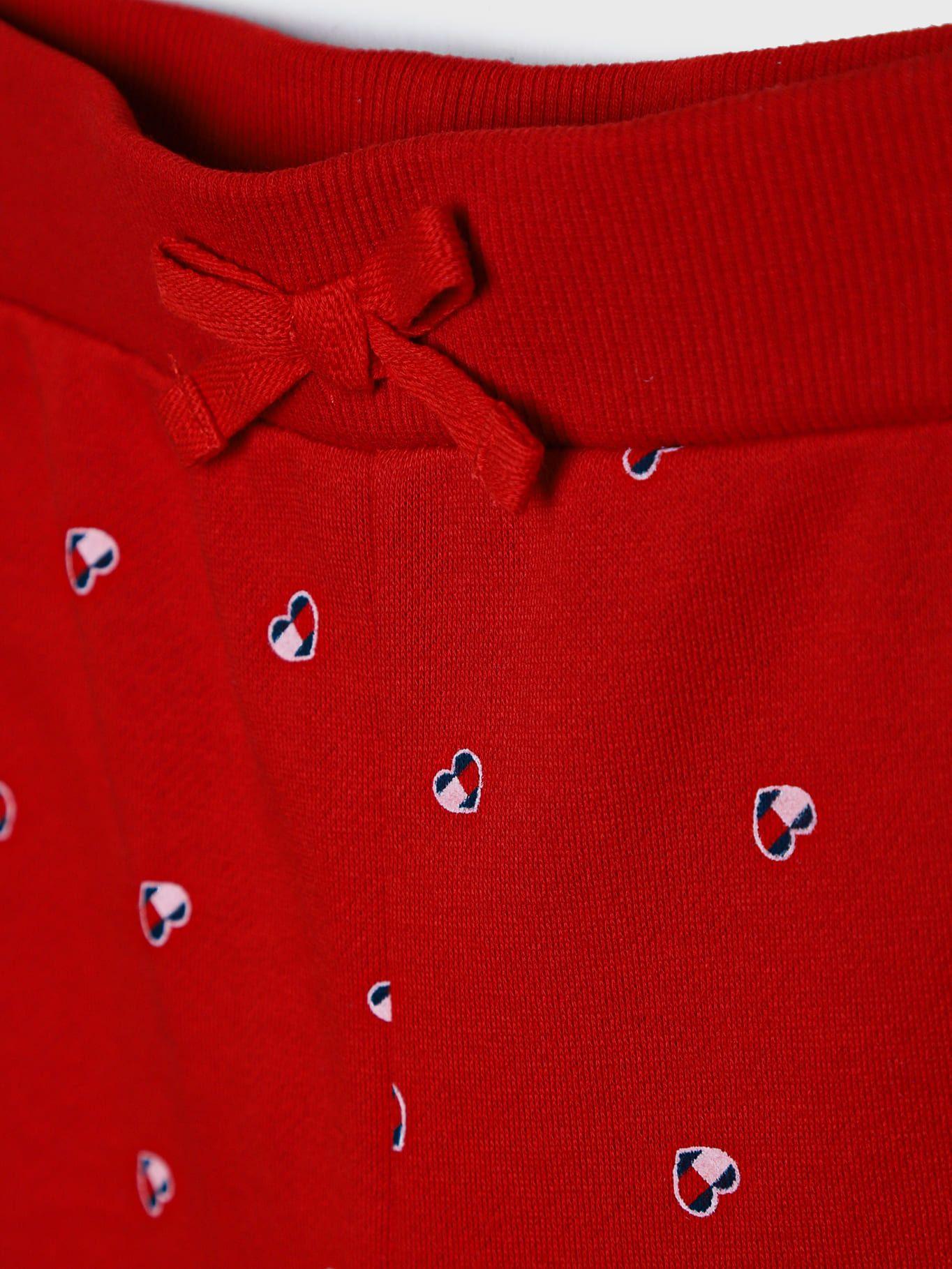 Set De Polerón Estampado Y Joggers Rojo Tommy Hilfiger-3