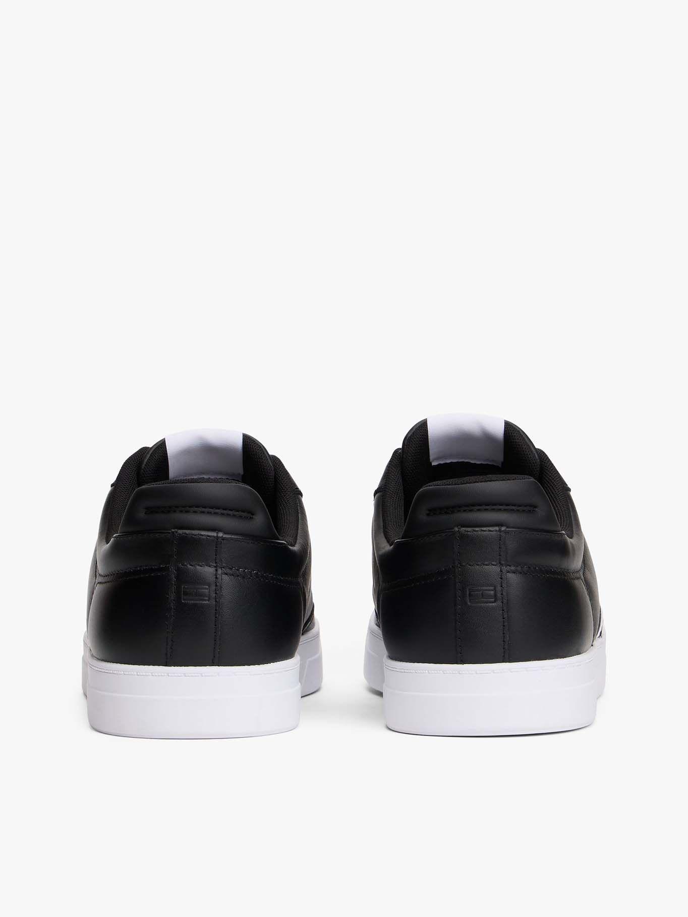 Zapatillas Icon Court Stripes Negro Tommy Hilfiger-1