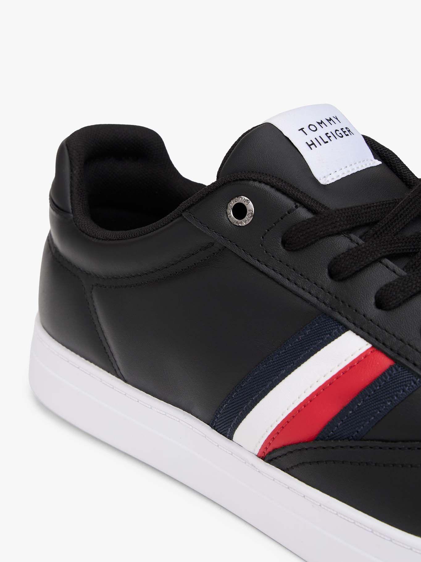 Zapatillas Icon Court Stripes Negro Tommy Hilfiger-6