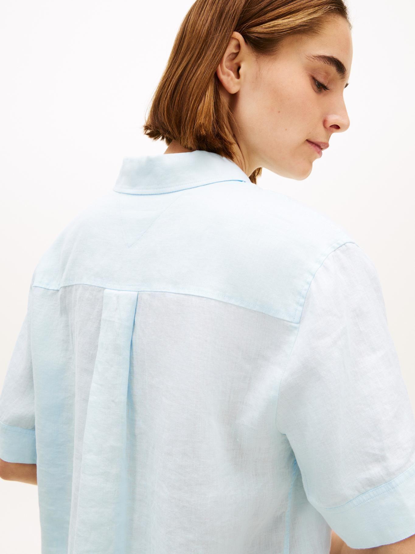 Camisa De Lino Relaxed Fit-3