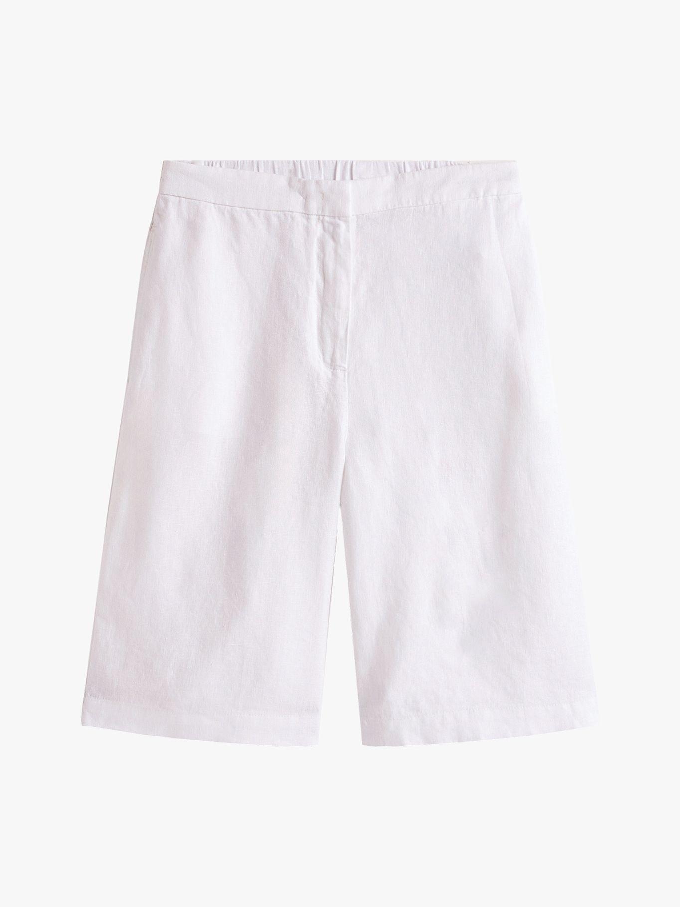 Bermuda En Mezcla De Lino Blanco Tommy Hilfiger-4