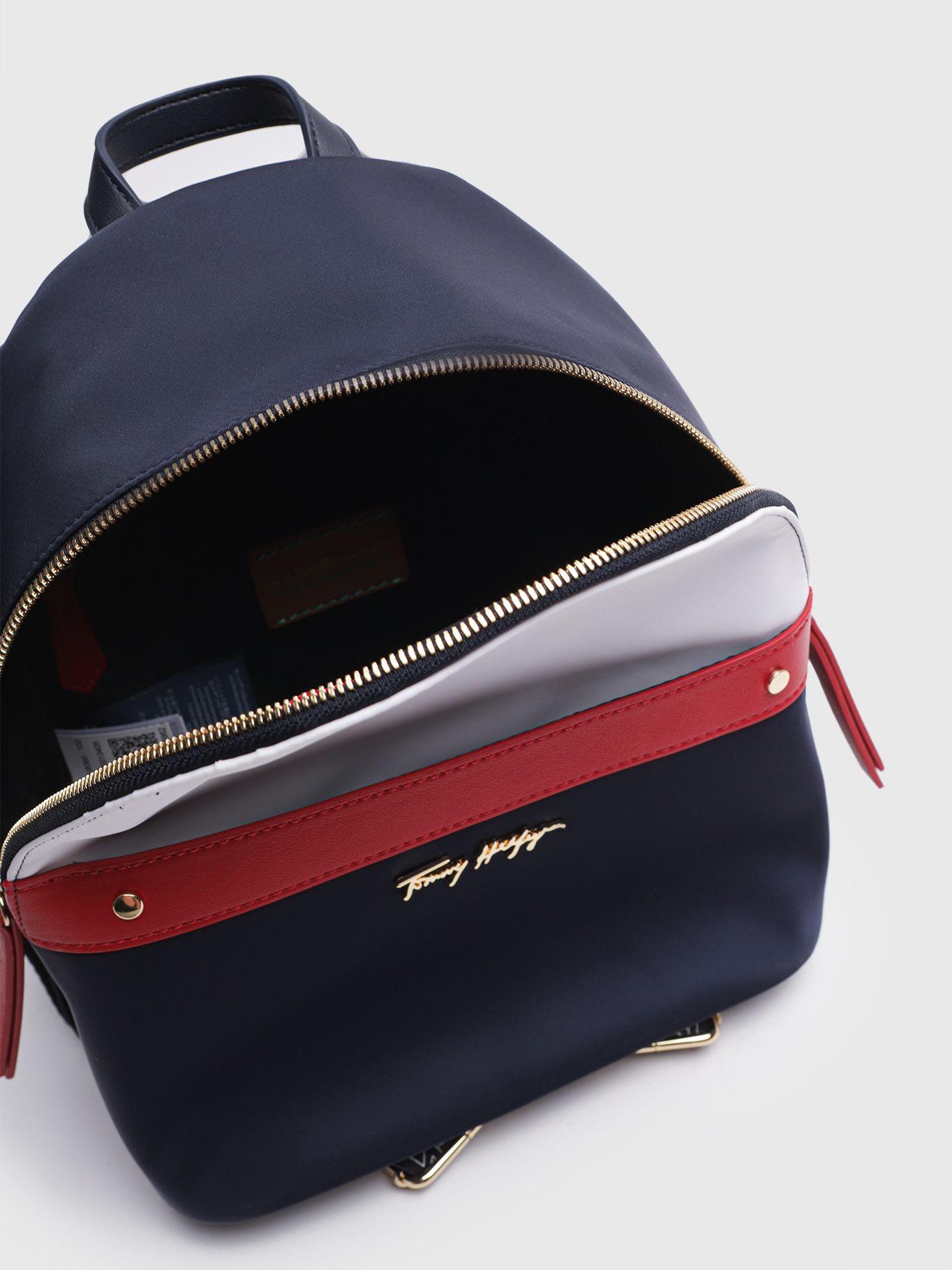 Mochila Con Logo Cierre Azul Tommy Hilfiger-3