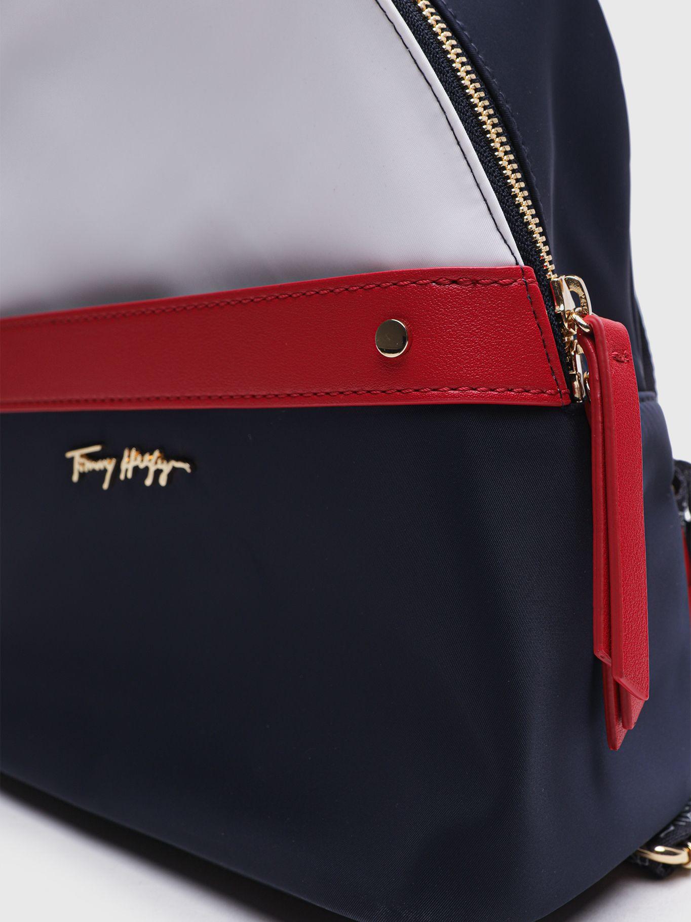 Mochila Con Logo Cierre Azul Tommy Hilfiger-5