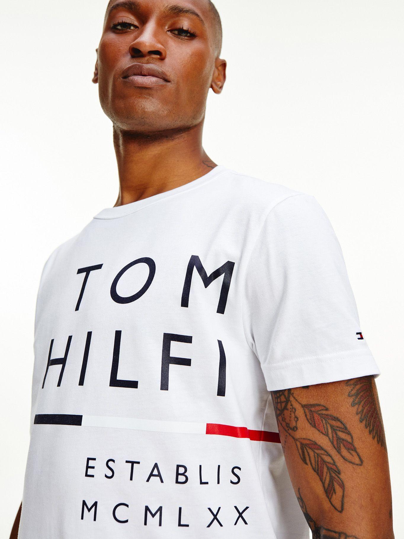 Polera Wrap Around Graphics Blanco Tommy Hilfiger-2