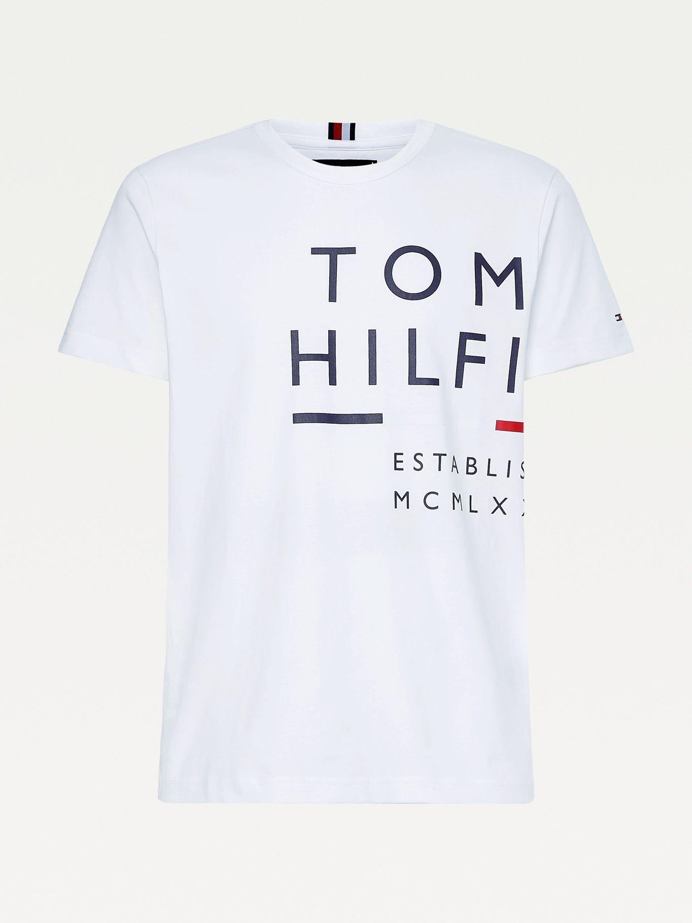 Polera Wrap Around Graphics Blanco Tommy Hilfiger-3
