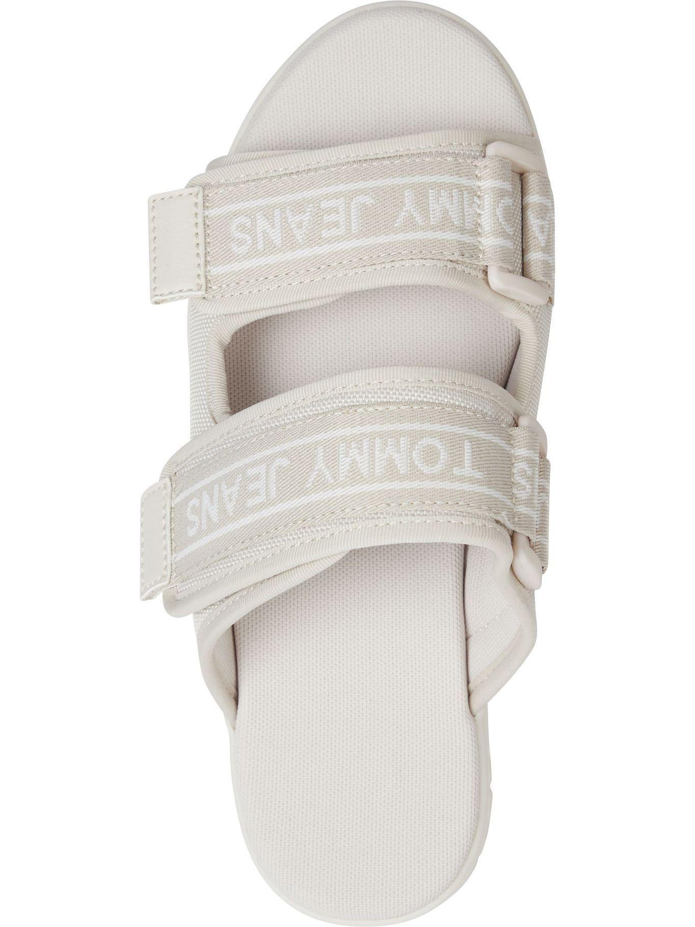 Sandalias Plataforma Con Logo Crema Tommy Jeans-1