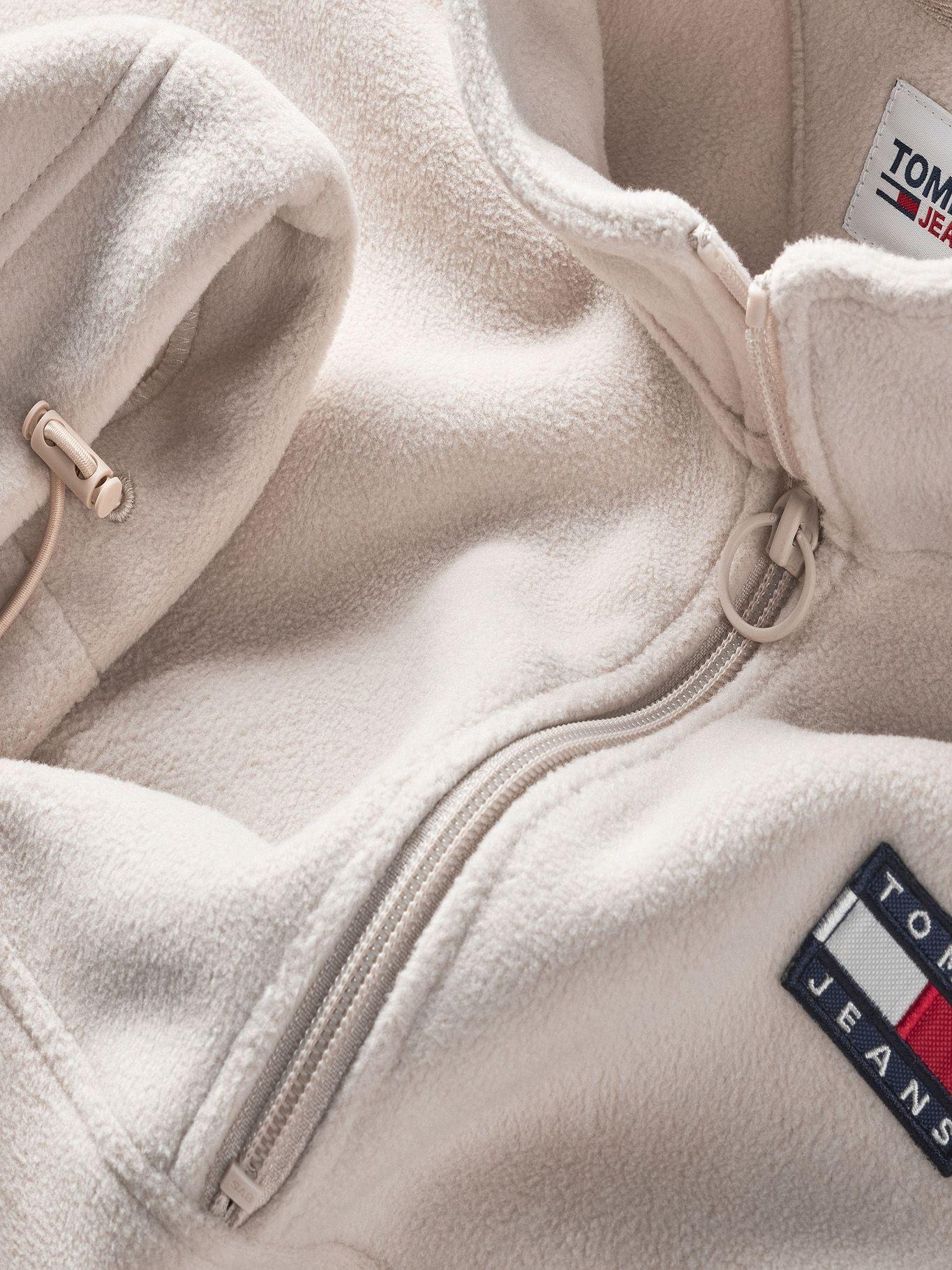 Polerón Polar Oversize Con Parche Beige Tommy Hilfiger-2