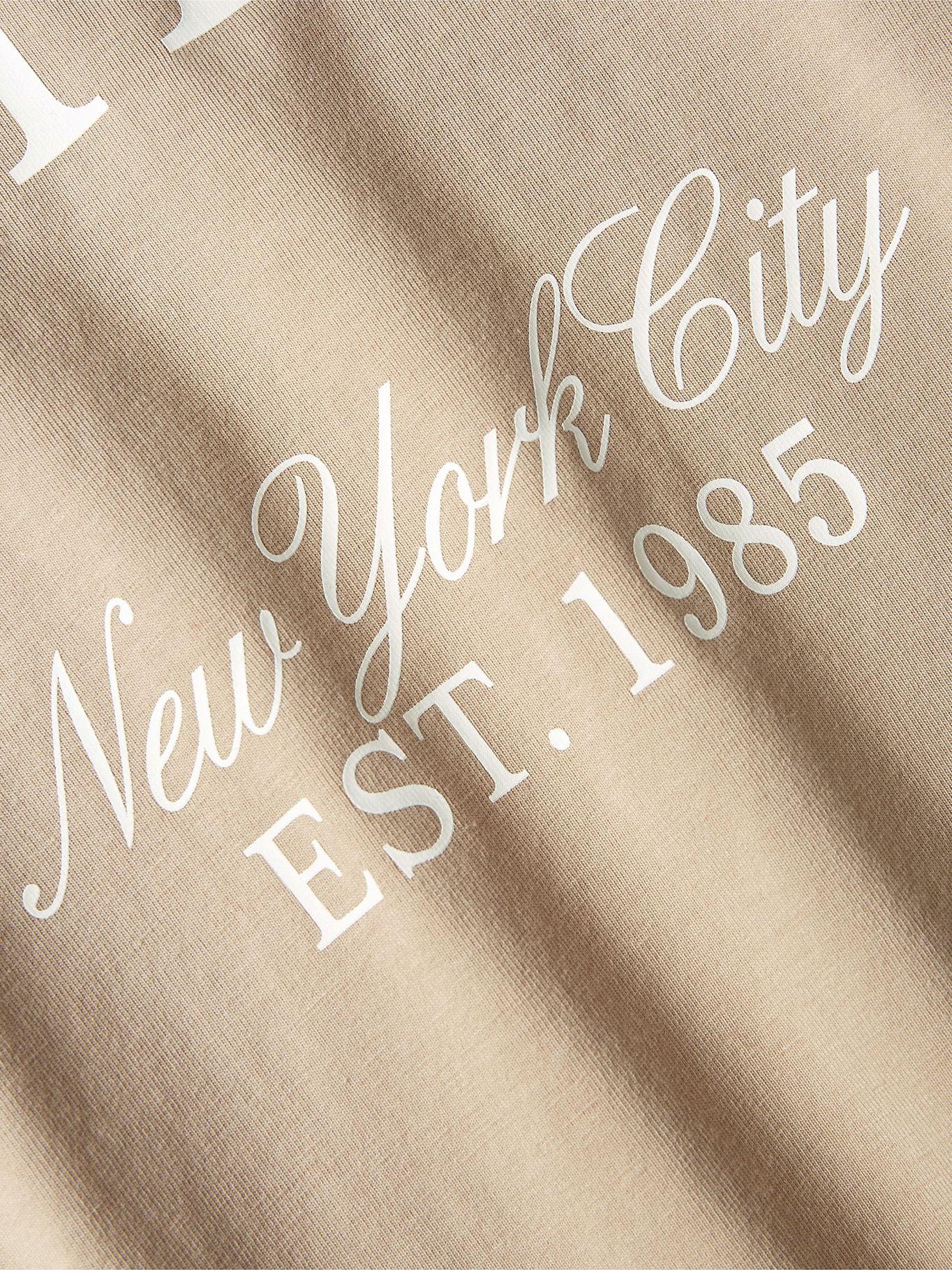 Polera Relaxed Arched Logo Beige Tommy Hilfiger-2