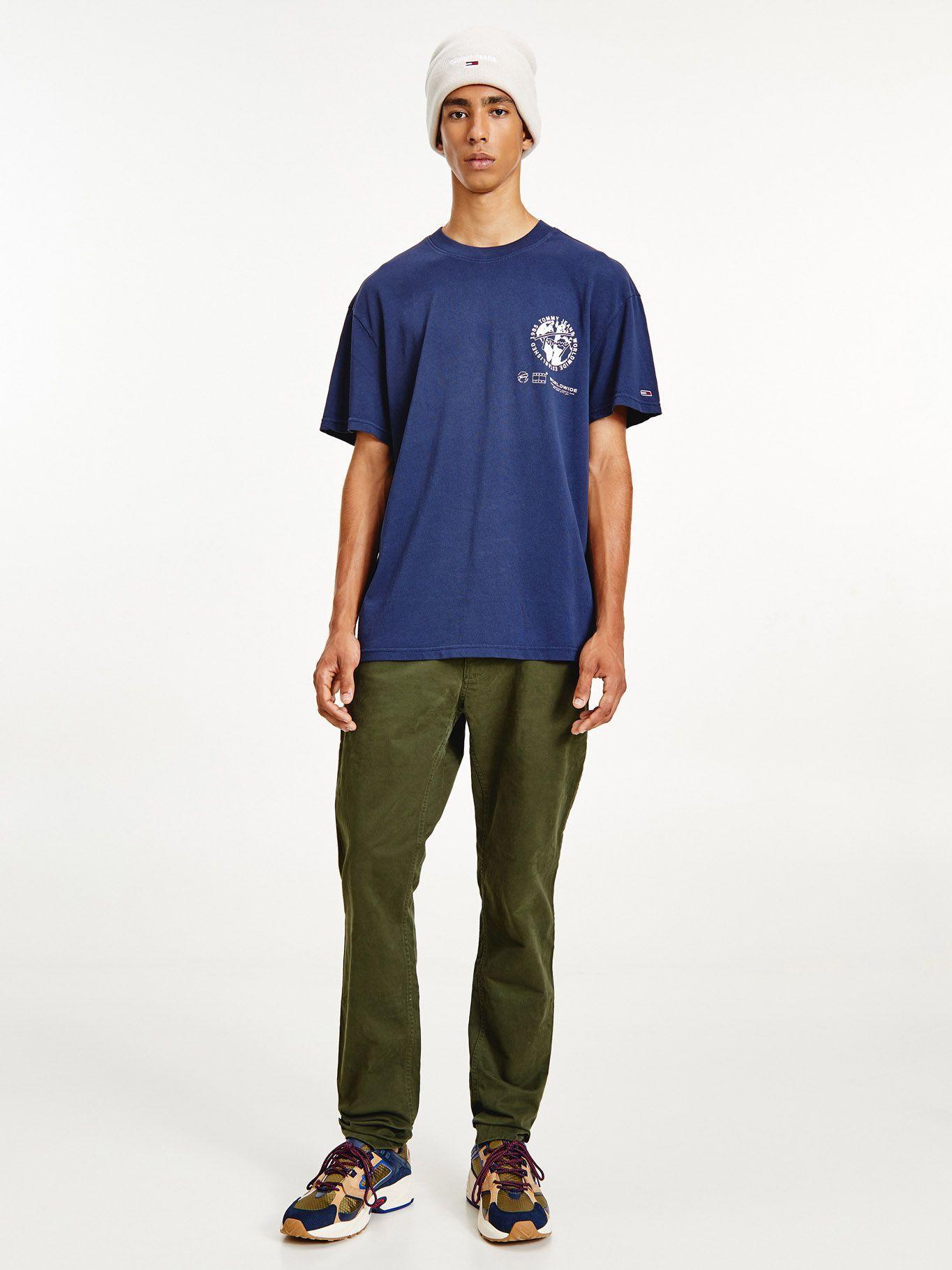 Polera Circle Abstract Azul Tommy Jeans F2-0