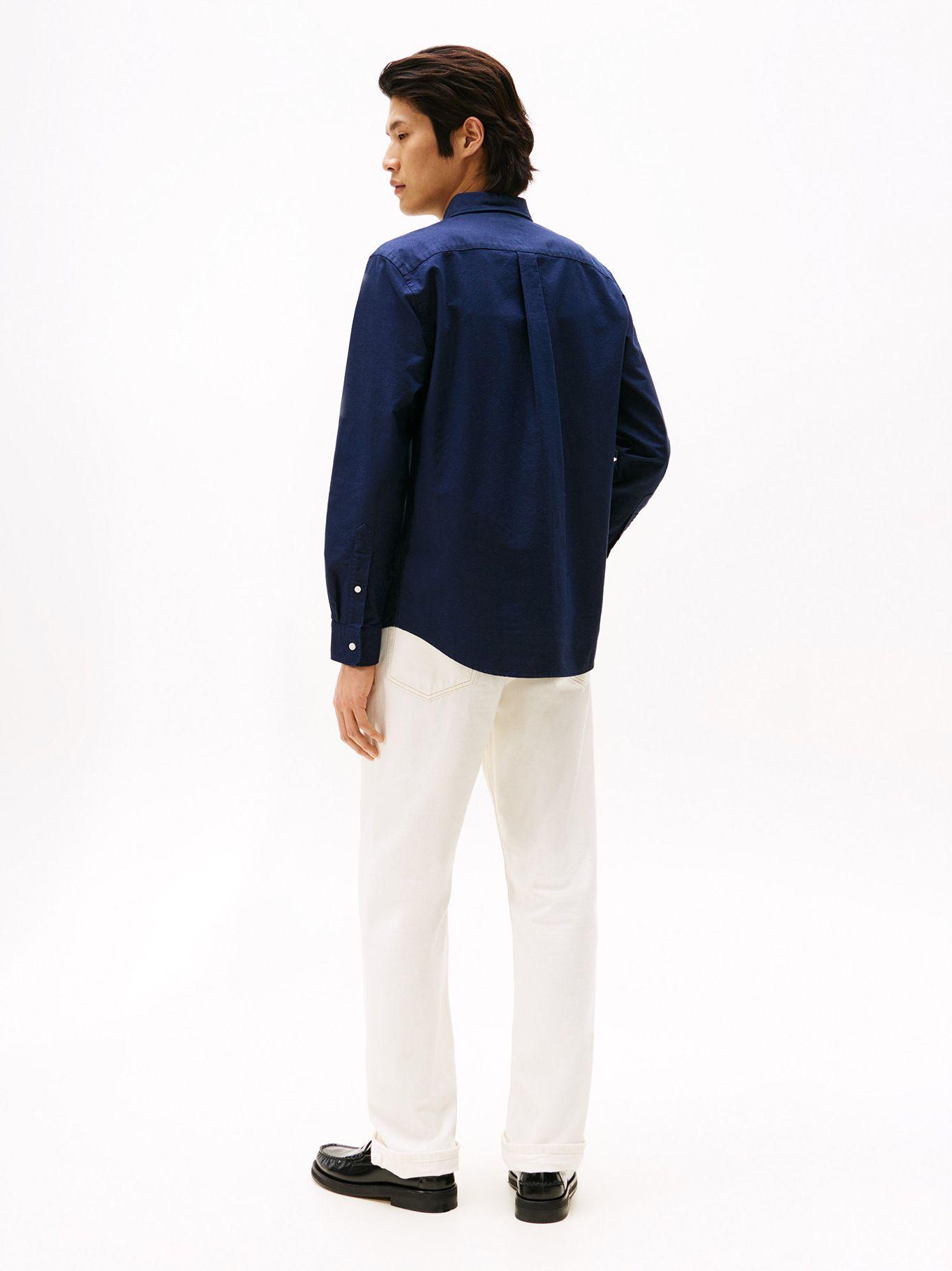 Camisa Oxford Heritage Regular Azul Tommy Hilfiger-2