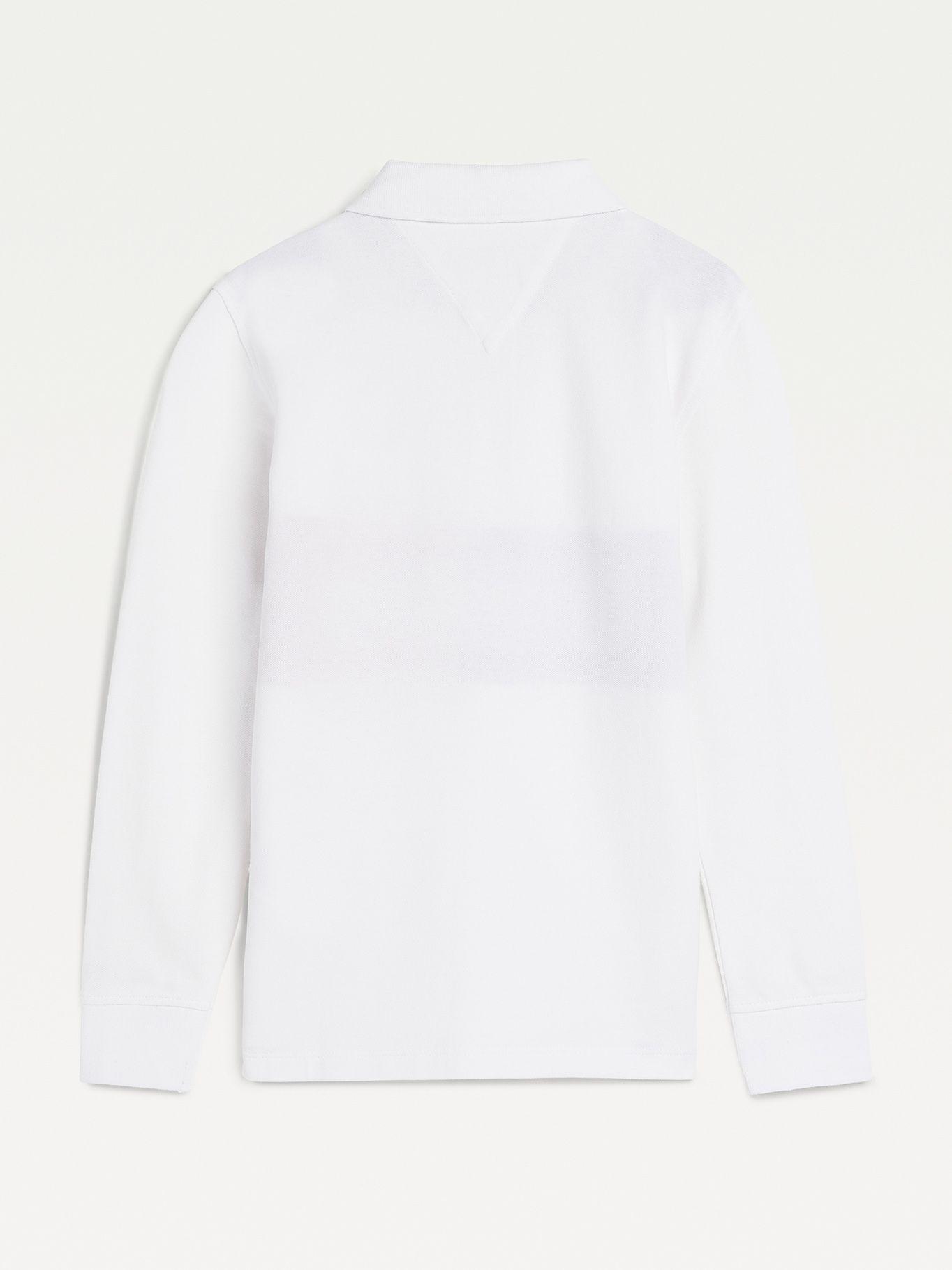 Polo Rib Insert Blanco Tommy Hilfiger F2-1