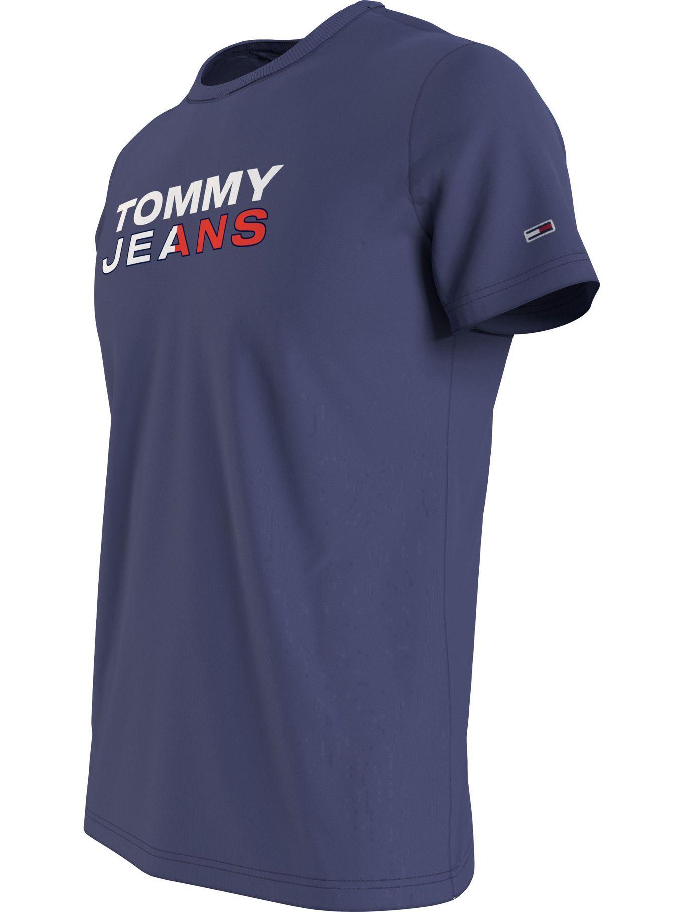 Polera Essential Graphic Azul Tommy Jeans F2-2