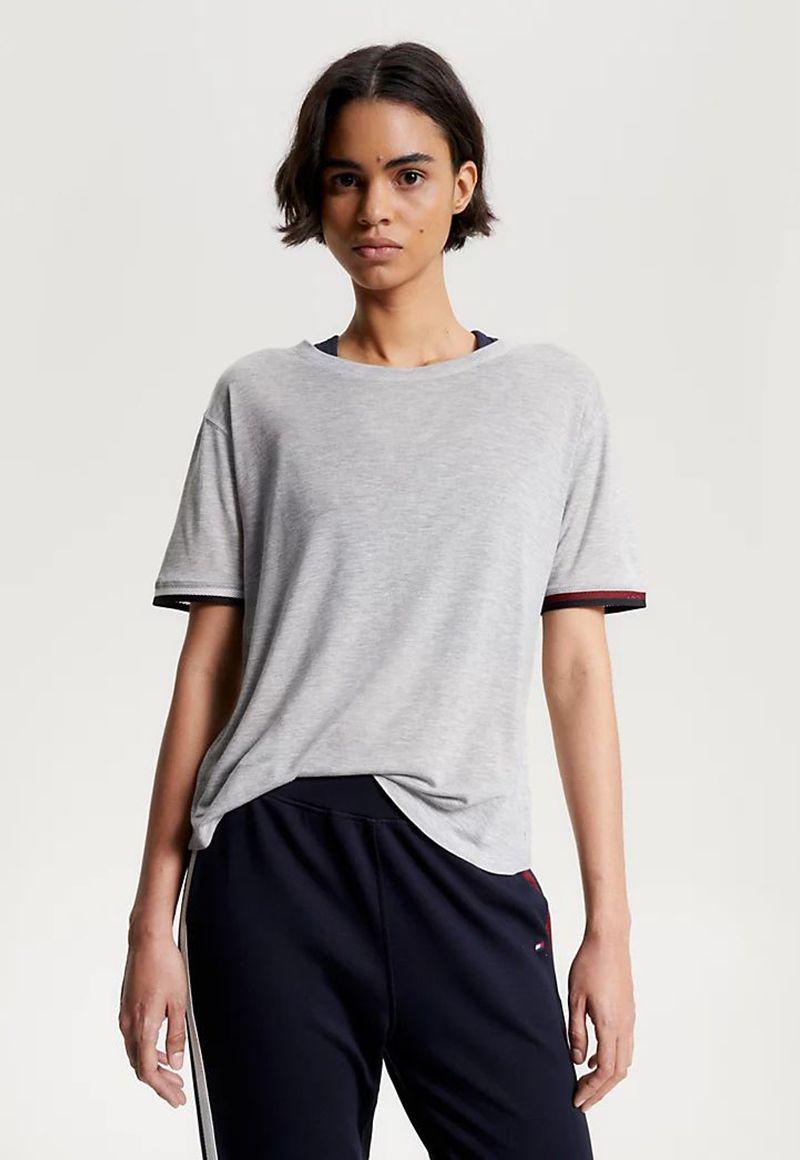 Polera Sport Con Detalles Gris Tommy Hilfiger-0