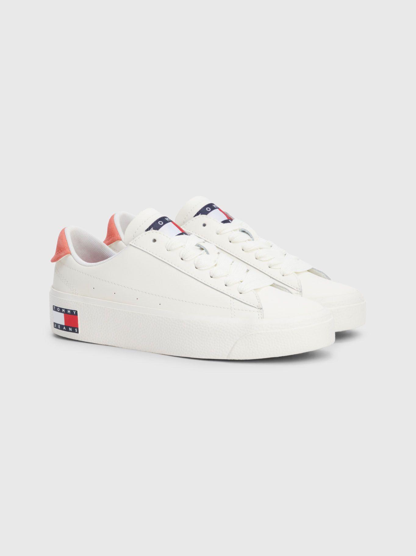 Zapatilla Vulcanizadas Logo Blanco Tommy Hilfiger-0