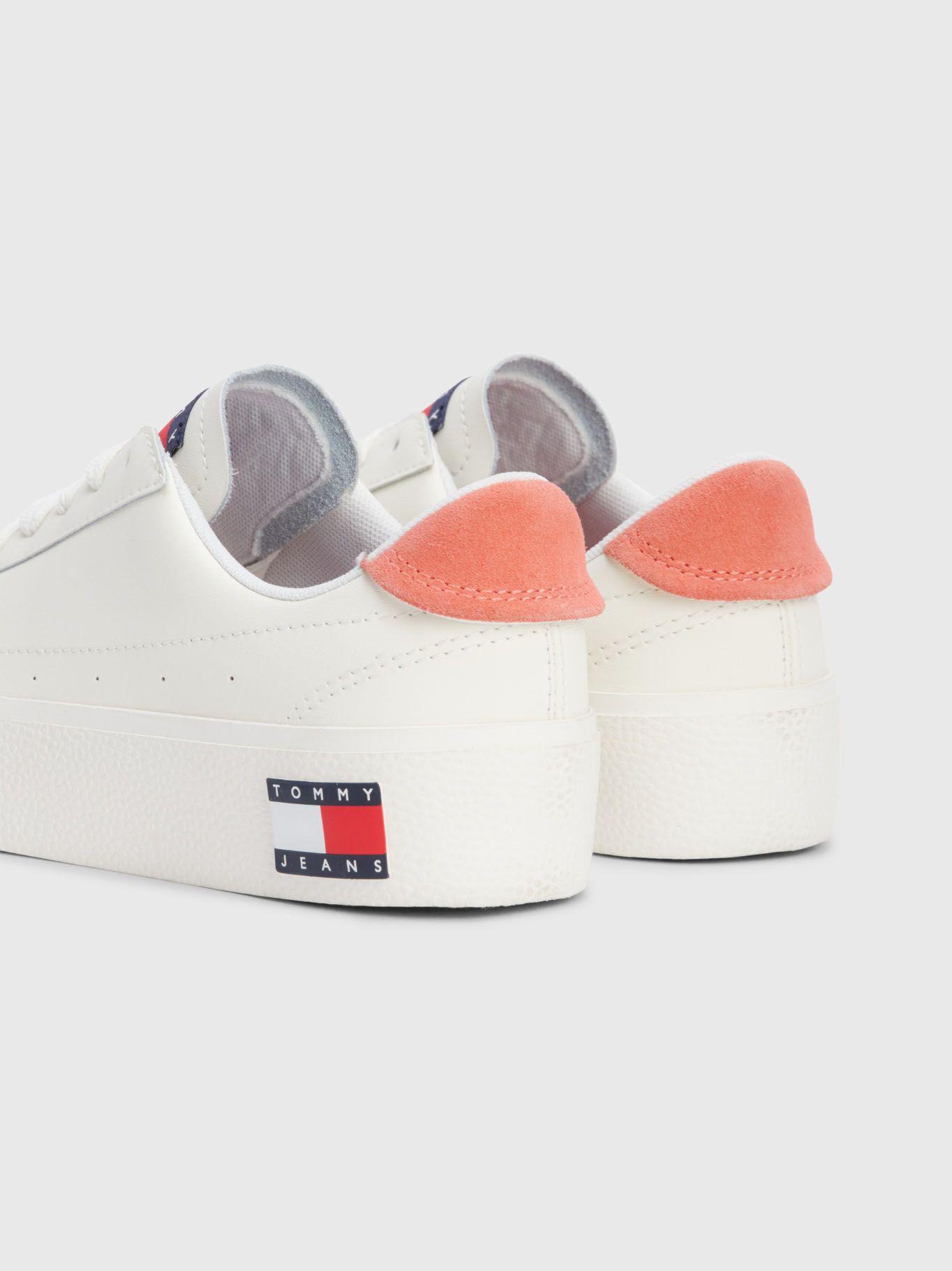 Zapatilla Vulcanizadas Logo Blanco Tommy Hilfiger-1
