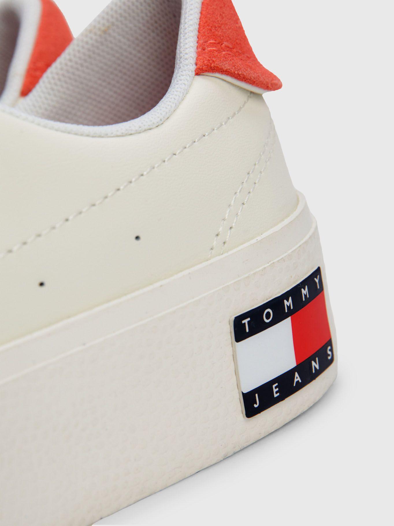 Zapatilla Vulcanizadas Logo Blanco Tommy Hilfiger-3