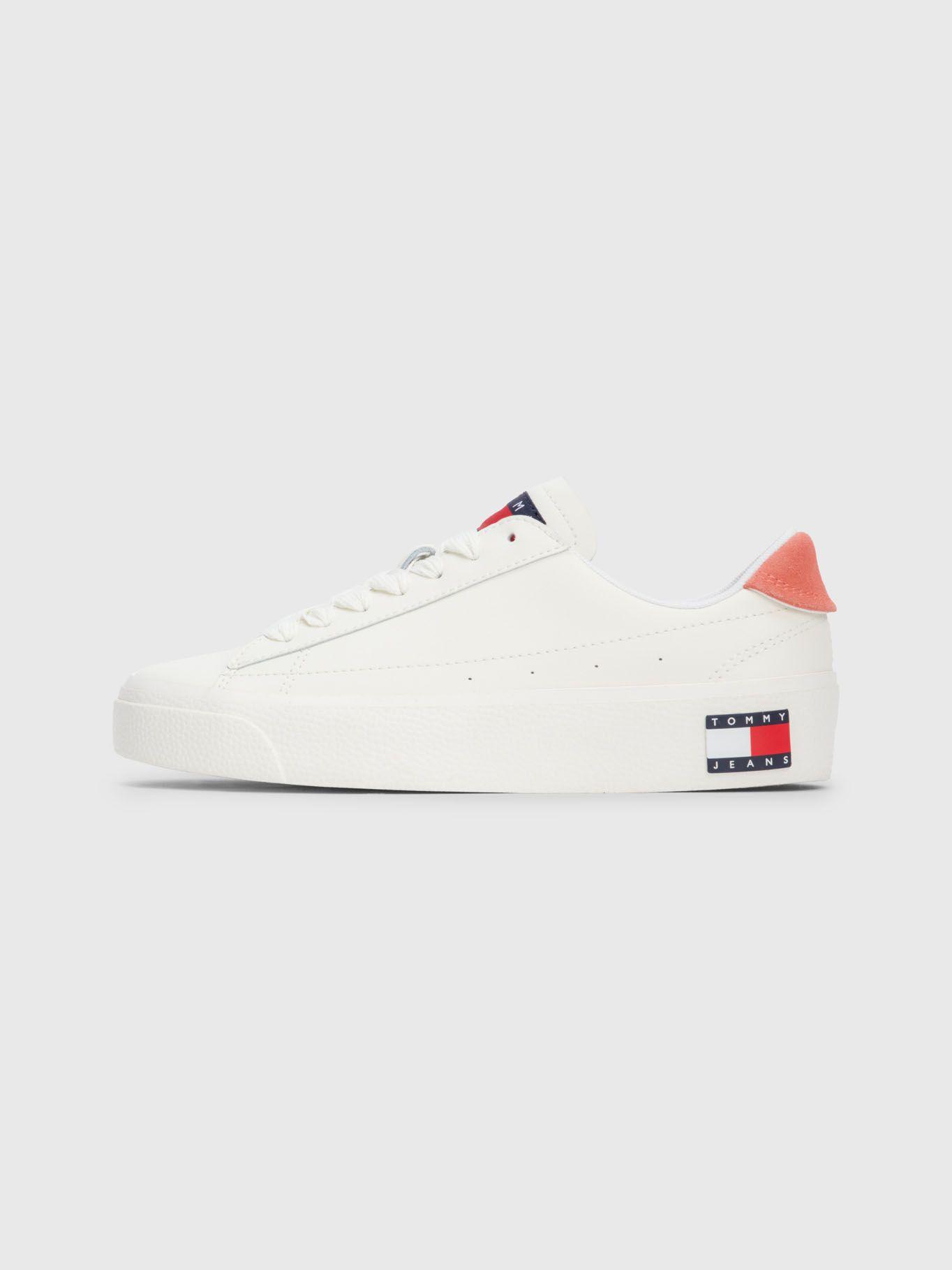 Zapatilla Vulcanizadas Logo Blanco Tommy Hilfiger-4