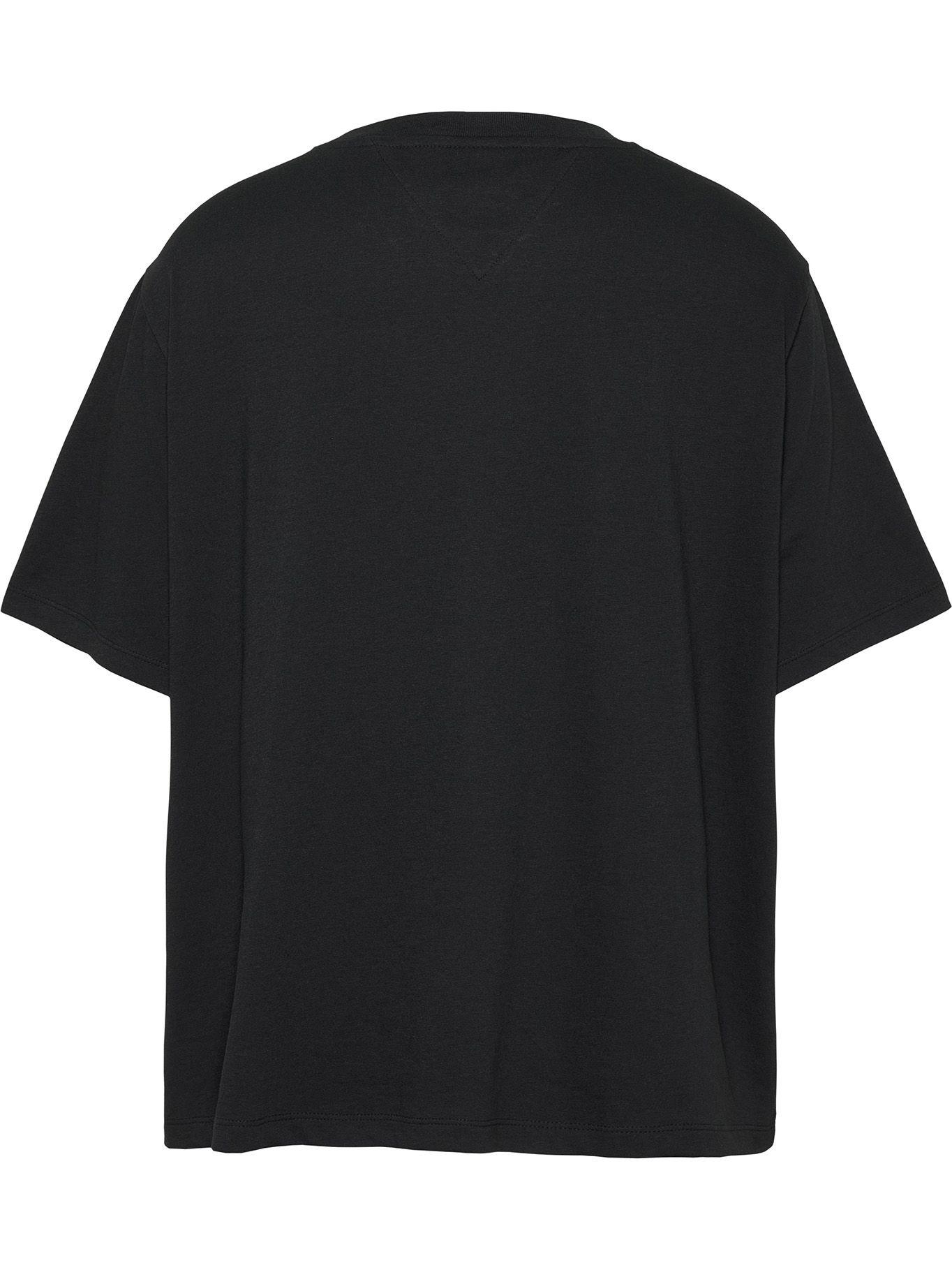 Polera Curve Essential Con Logo Negro Tommy Hilfiger-1