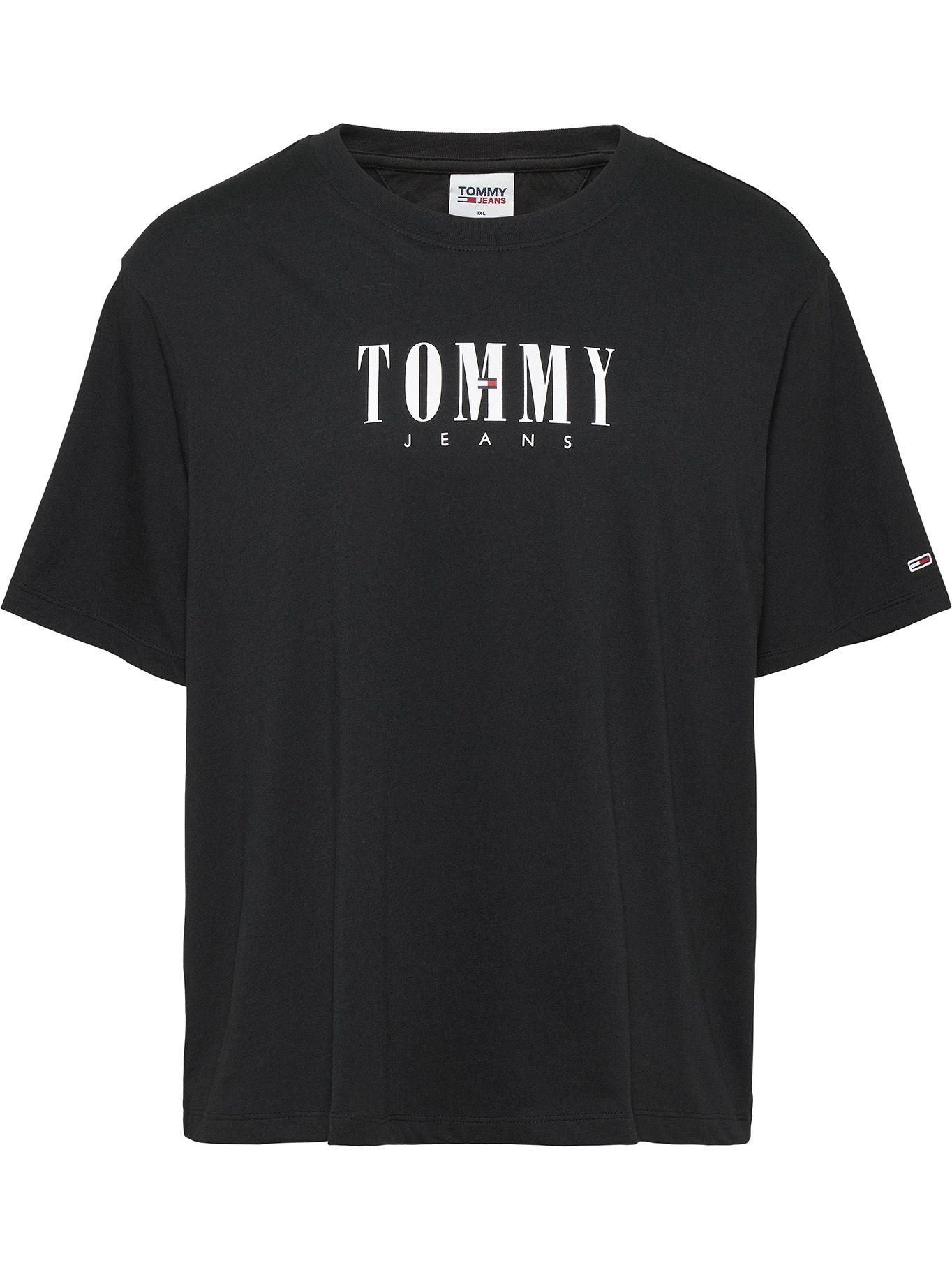 Polera Curve Essential Con Logo Negro Tommy Hilfiger-0