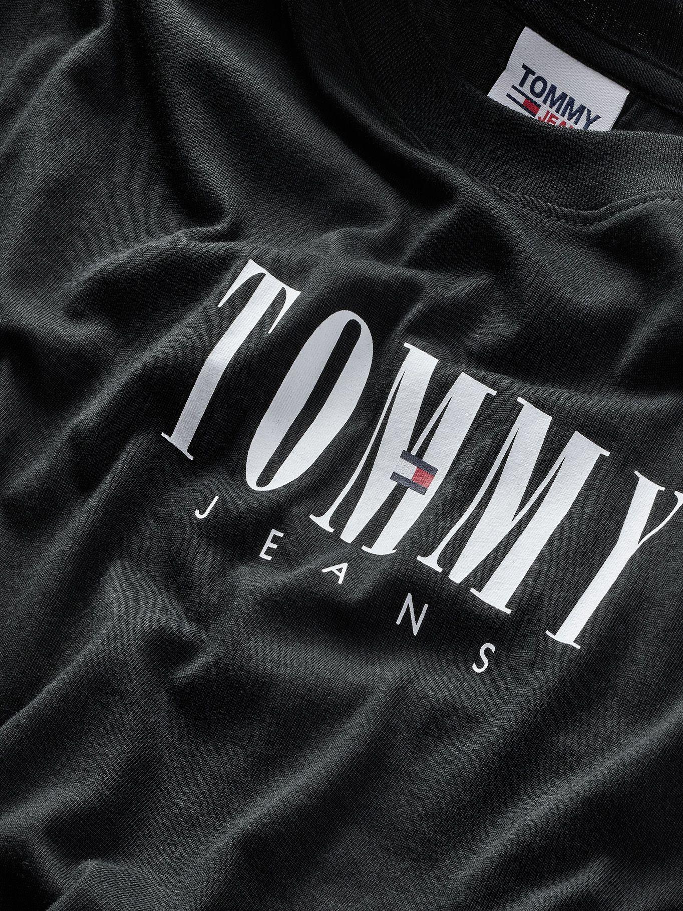 Polera Curve Essential Con Logo Negro Tommy Hilfiger-2