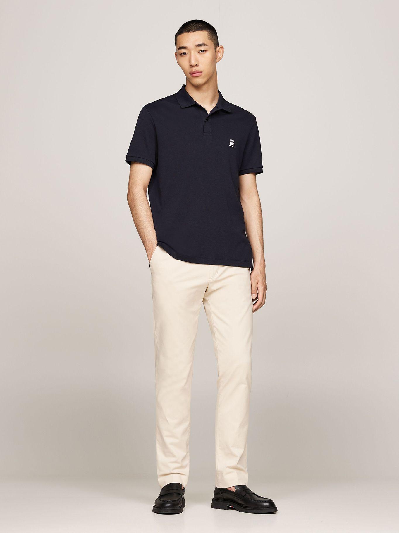 Polo Interlock Monogram Azul Tommy Hilfiger-1
