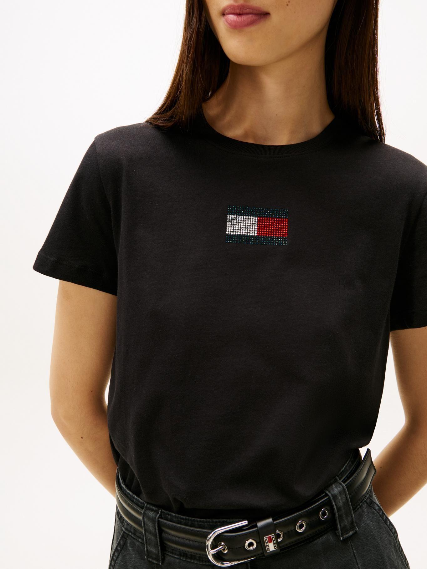 Polera  Con Logo Refular Fit Negro Tommy Jeans-3