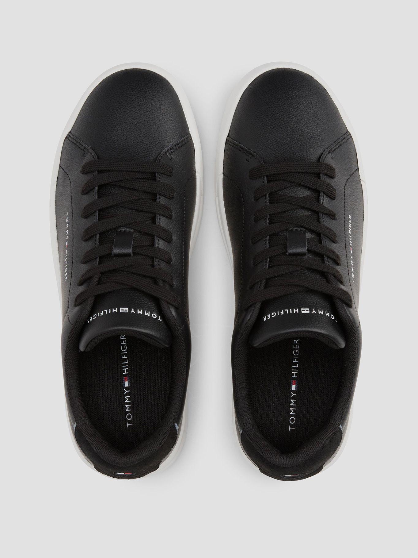 Zapatillas De Tenis Con Acabado Negro Tommy Hilfiger-2