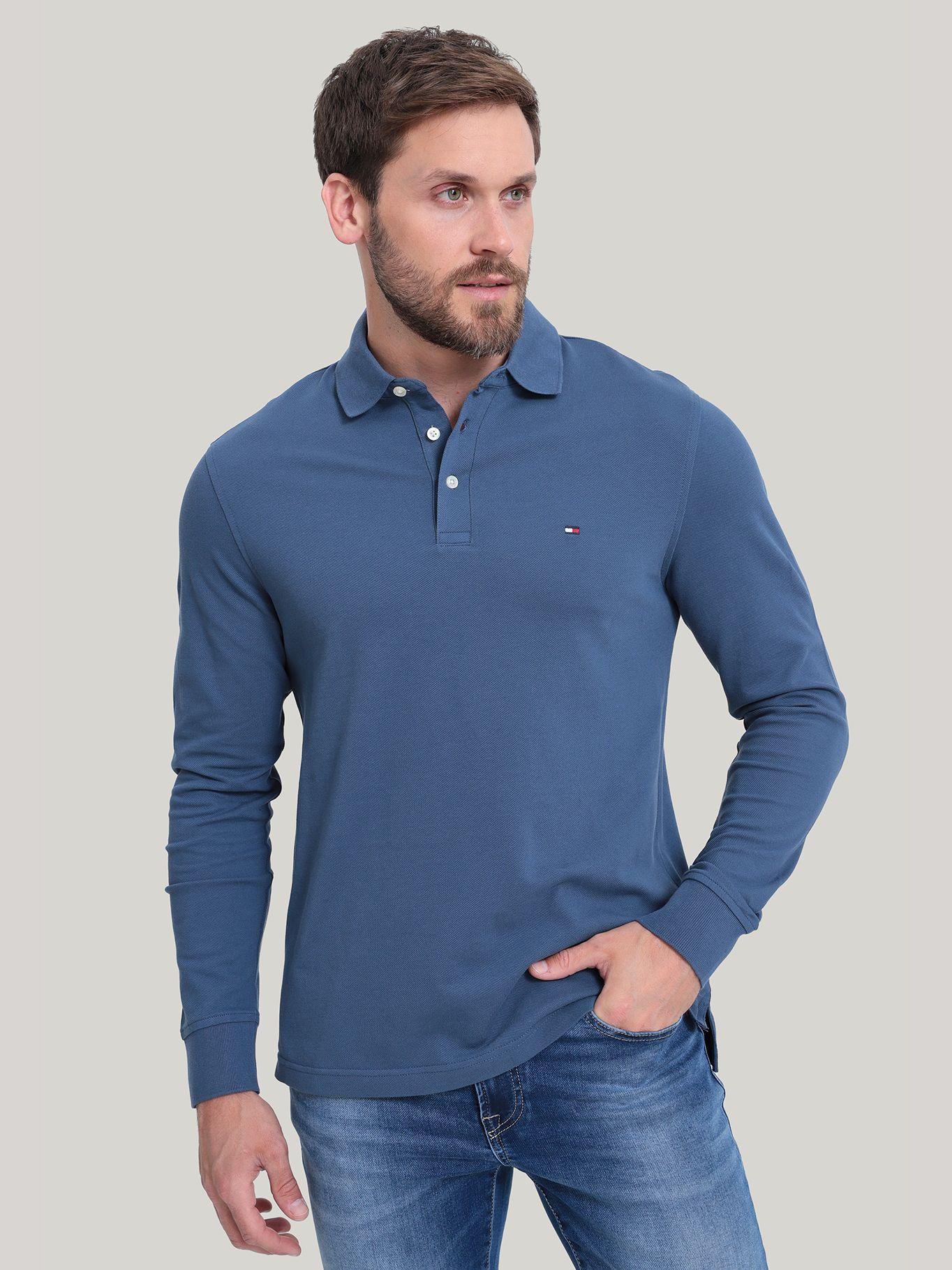 Polo 1985 Collection Con Logo Azul Tommy Hilfiger-0