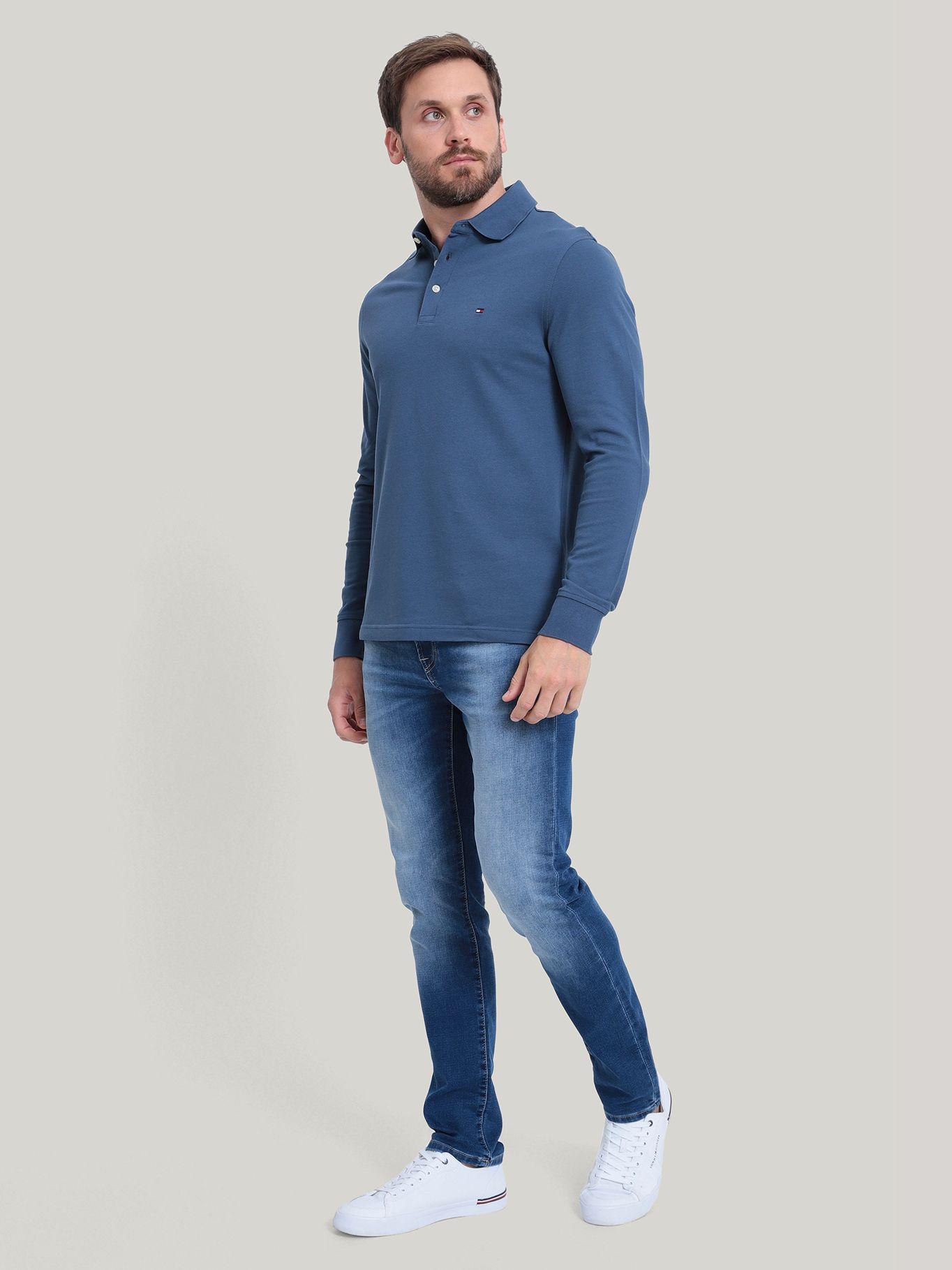 Polo 1985 Collection Con Logo Azul Tommy Hilfiger-1