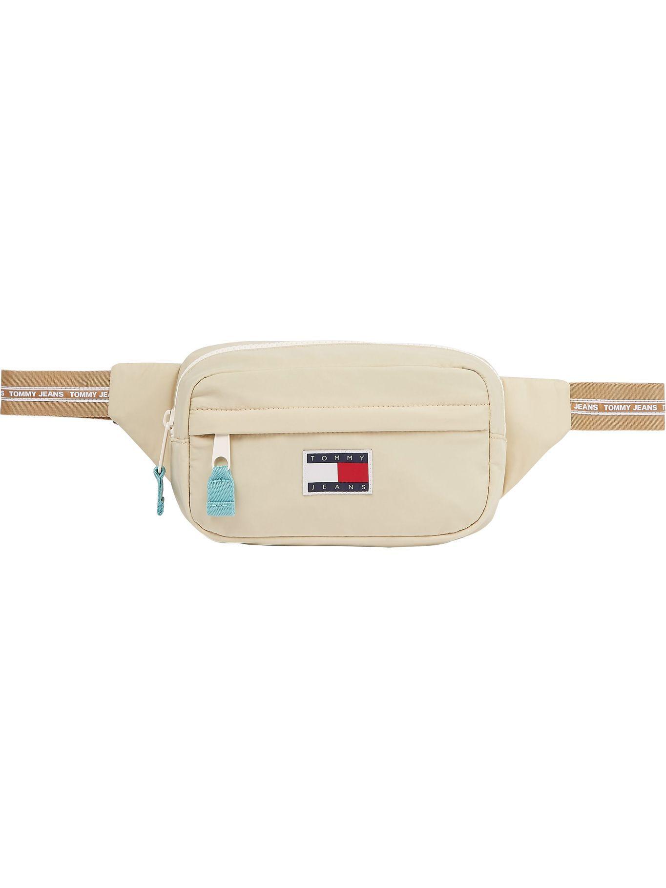 Riñonera Repeat Logo Beige Tommy Hilfiger JN2-0