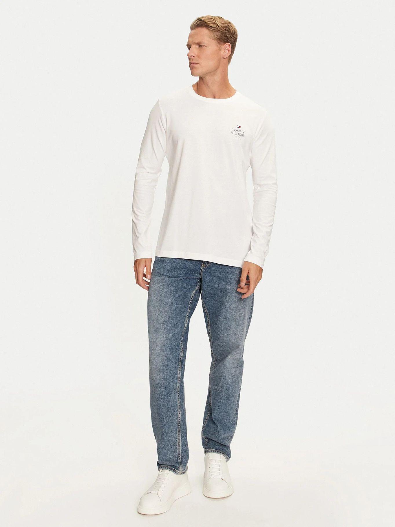 Polera Solid Con Logo Blanco Tommy Hilfiger-1