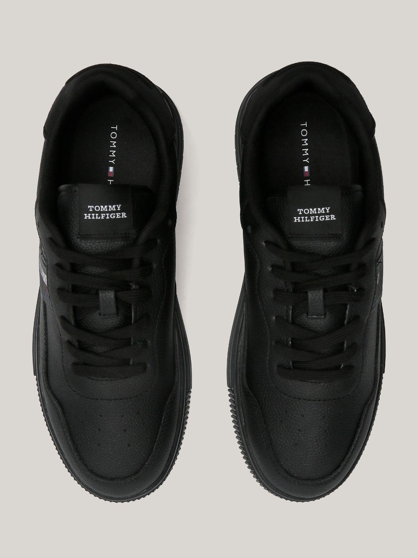 Zapatillas Supercup Strip Cuero Negro Tommy Hilfiger-2