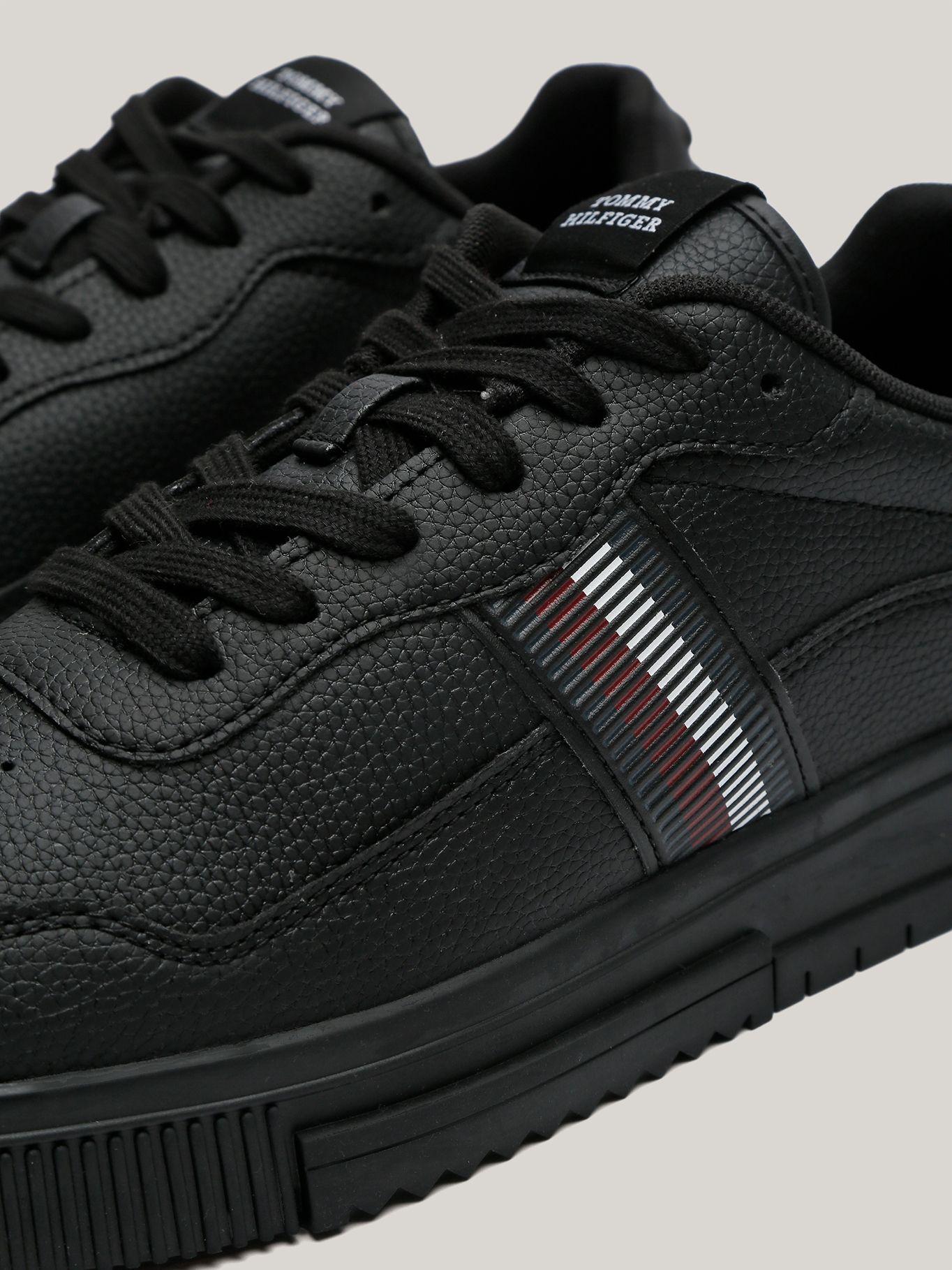 Zapatillas Supercup Strip Cuero Negro Tommy Hilfiger-6