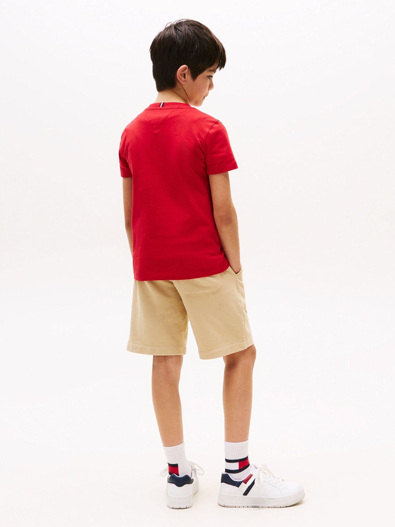 Polera Script Flag Logo Rojo Tommy Hilfiger-2