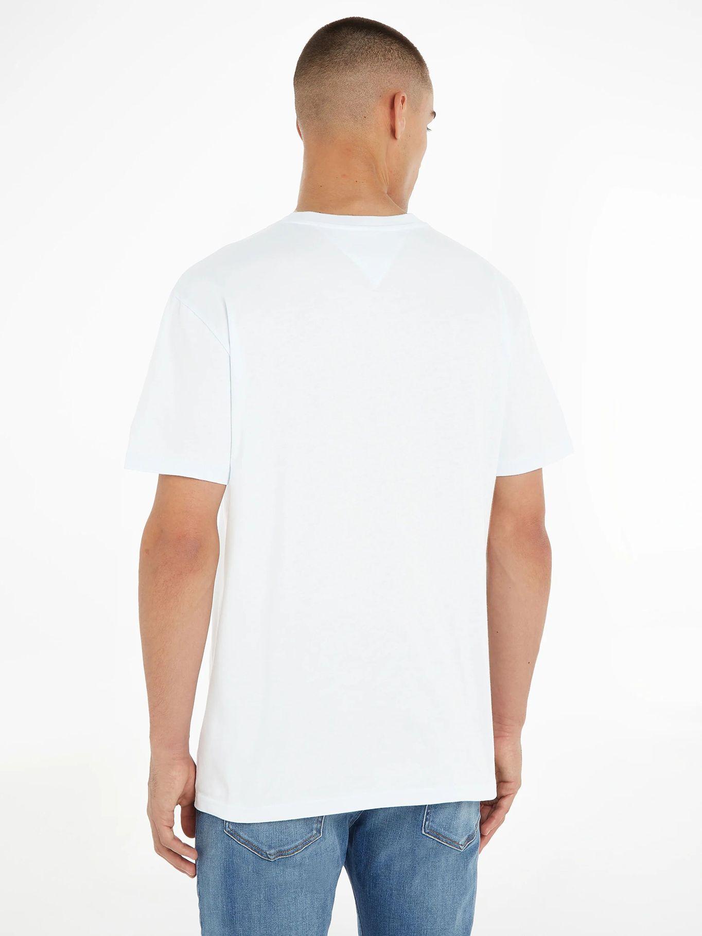 Polera Regular Small Logo Celeste Tommy Jeans-1