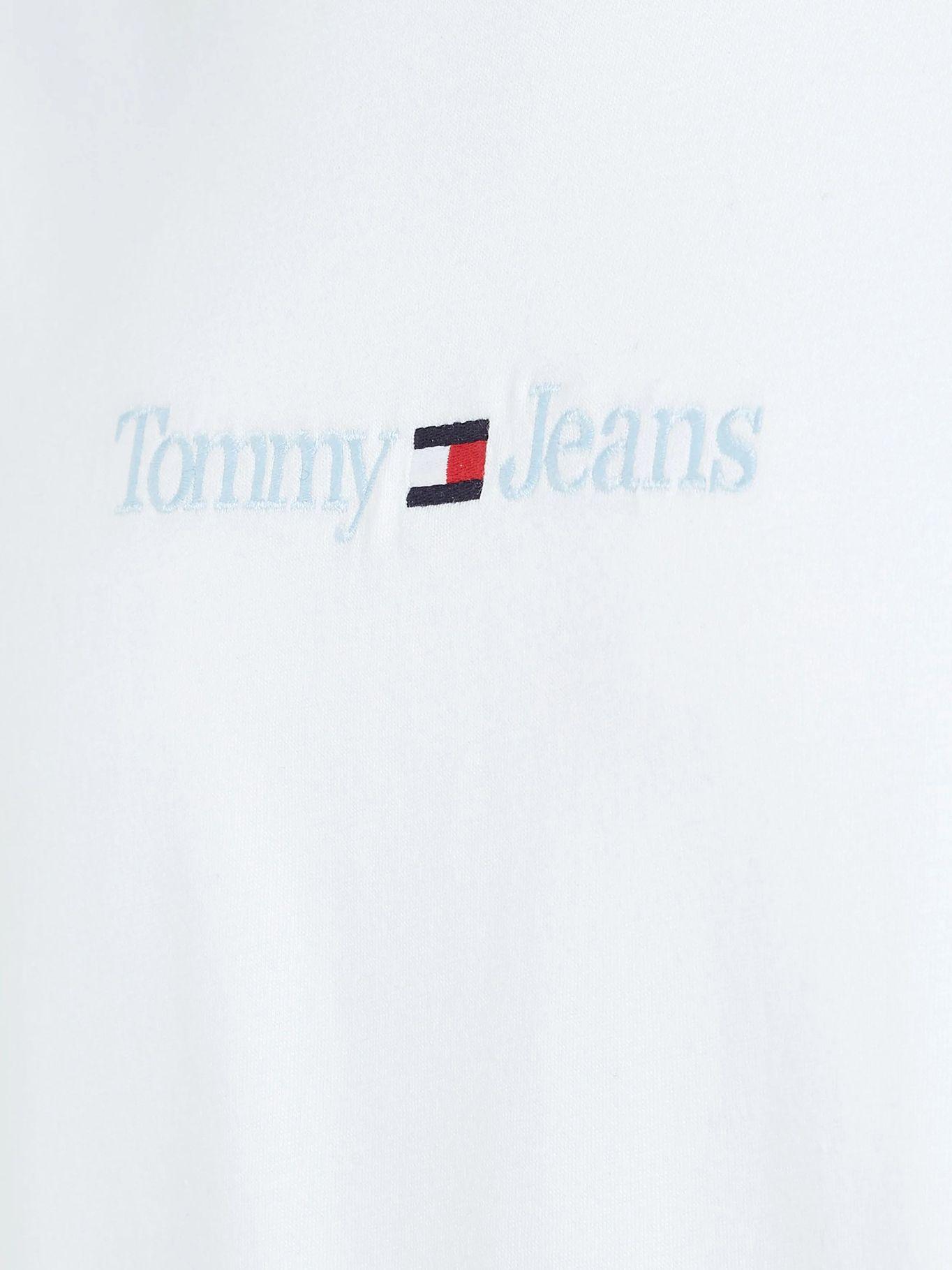 Polera Regular Small Logo Celeste Tommy Jeans-3