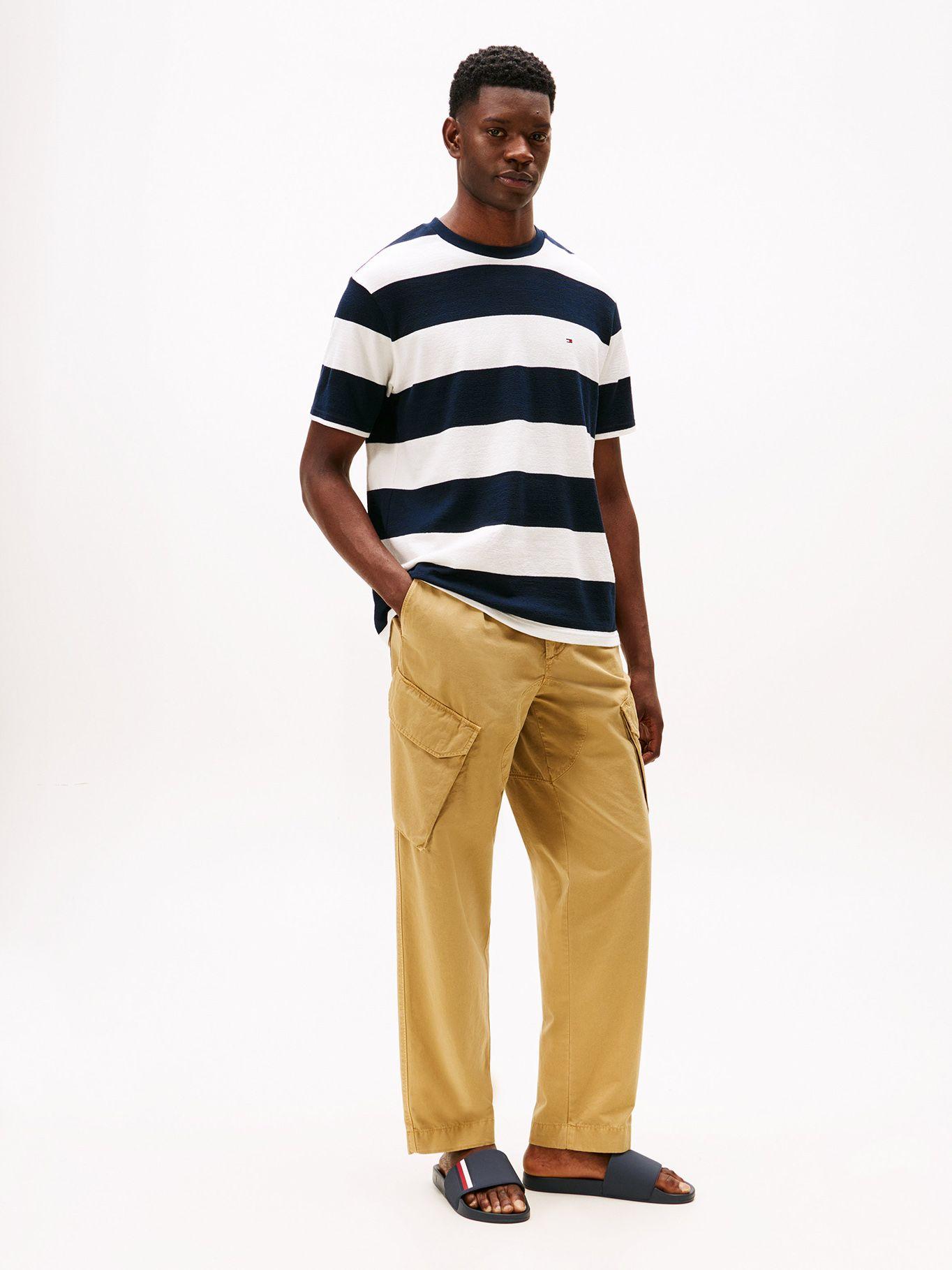 Sandalias Texturizadas Con Logo Azul Tommy Hilfiger-1