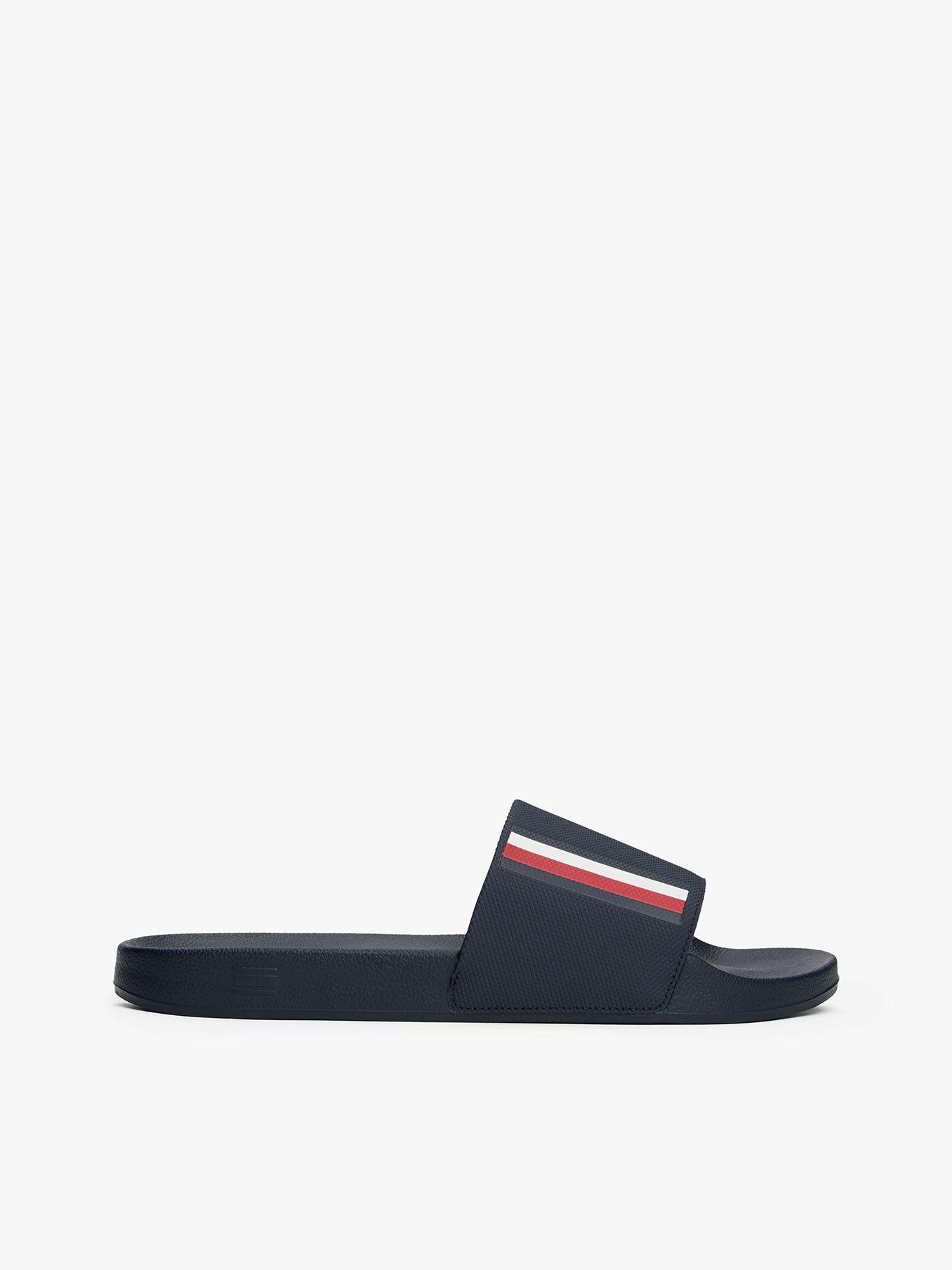 Sandalias Texturizadas Con Logo Azul Tommy Hilfiger-5