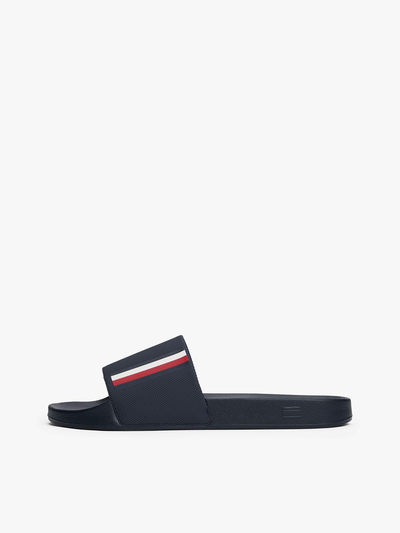Sandalias Texturizadas Con Logo Azul Tommy Hilfiger-6