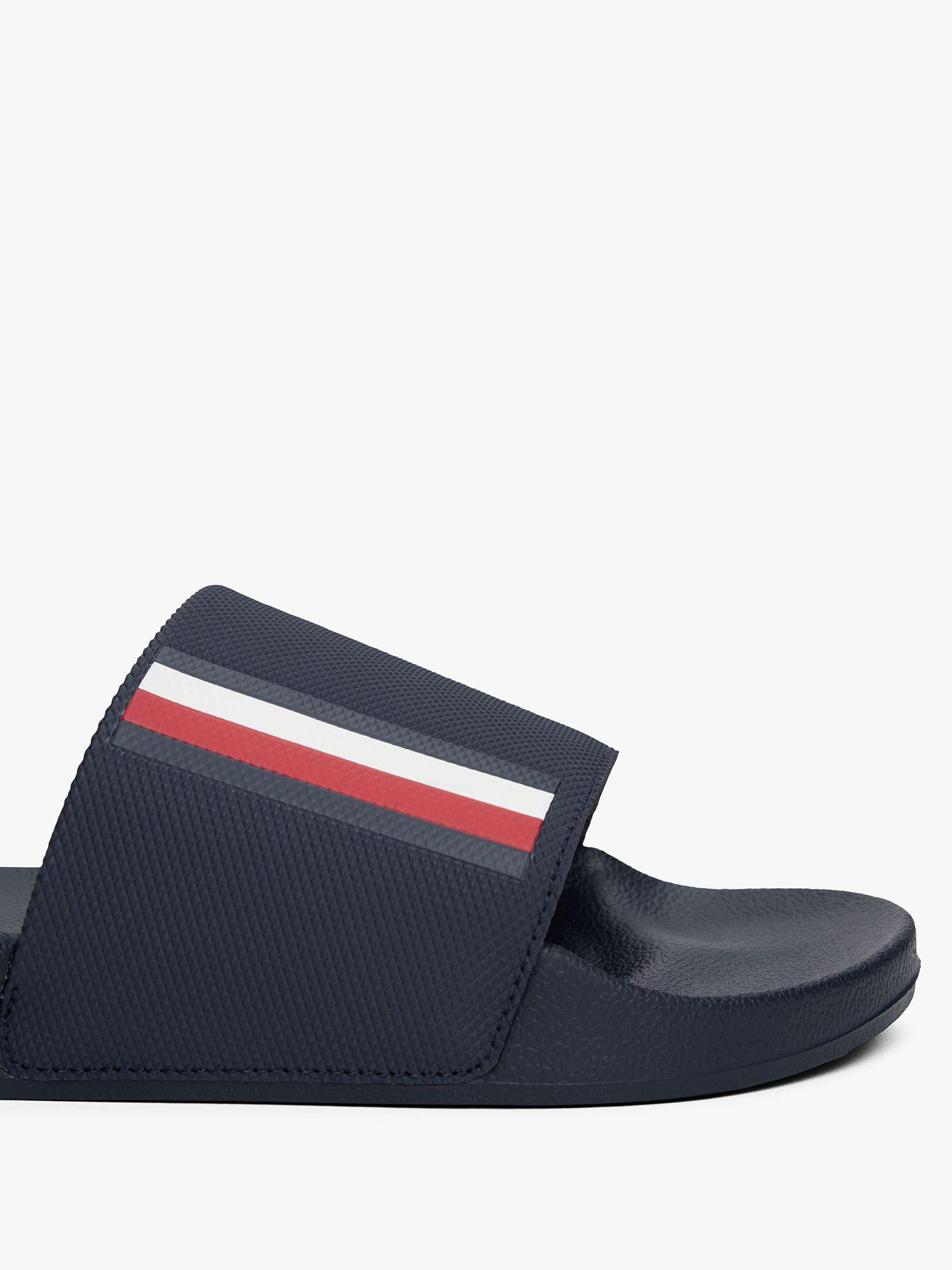 Sandalias Texturizadas Con Logo Azul Tommy Hilfiger-7