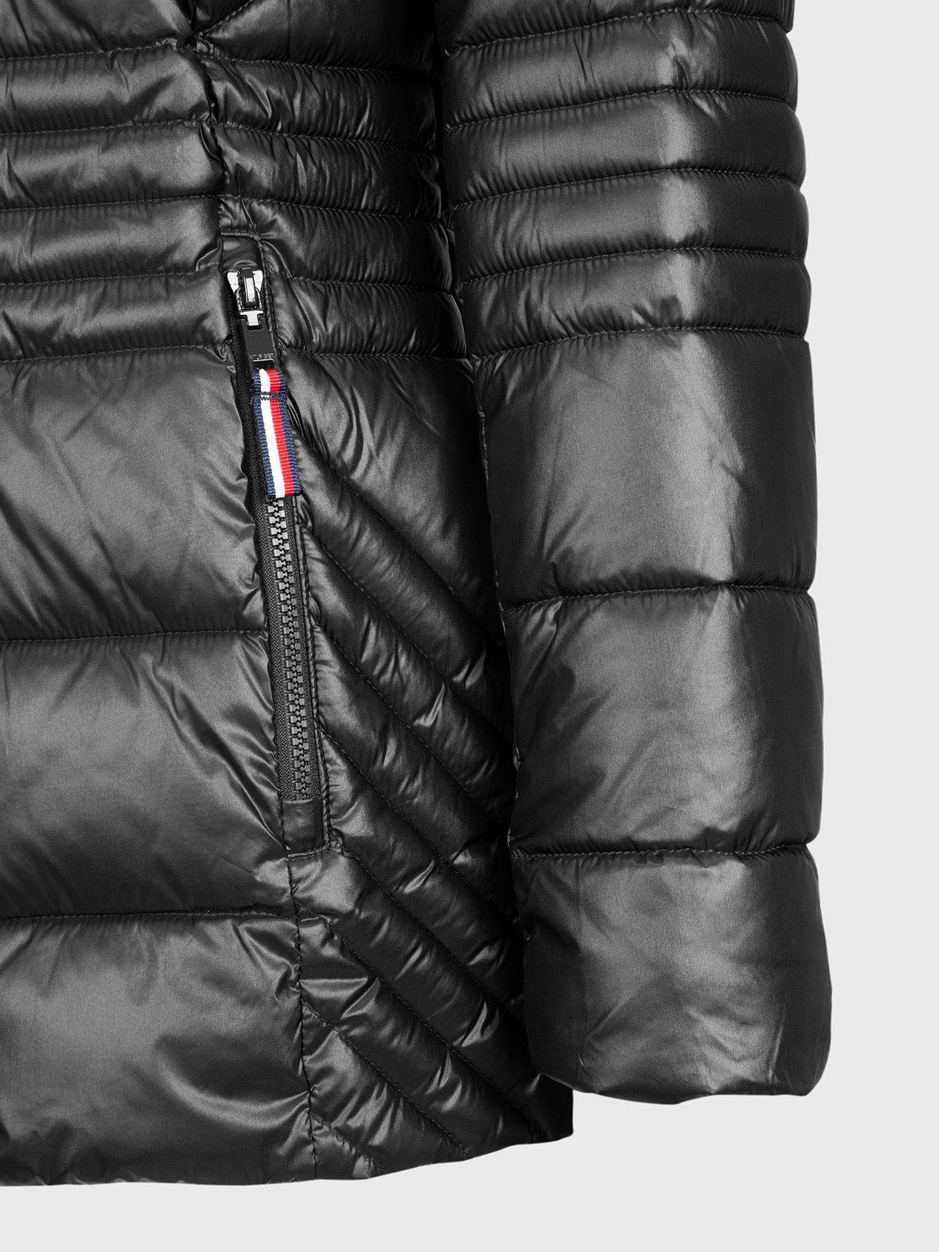 Chaqueta Acolchada Con Gorro Negro Tommy Hilfiger-3