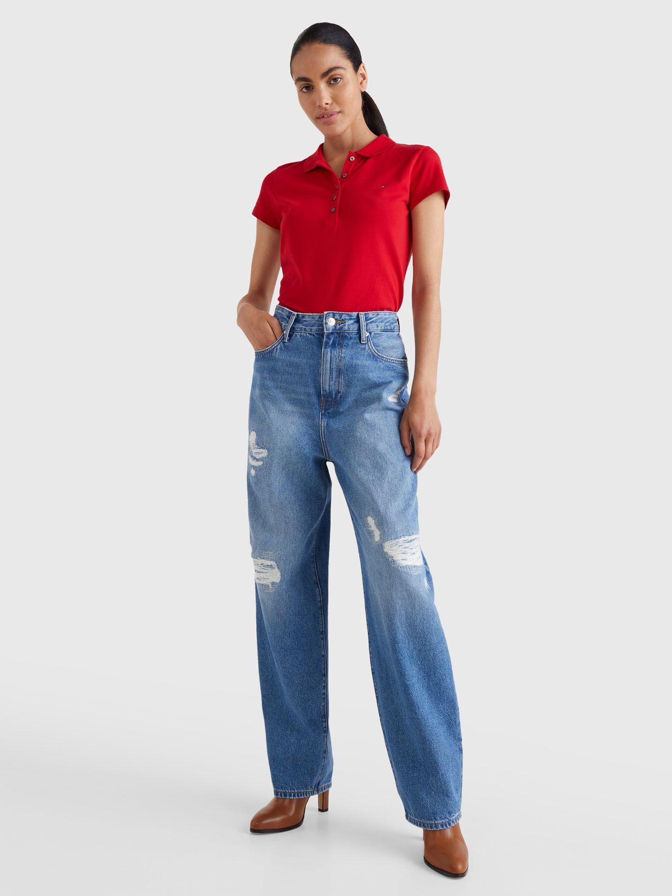 Polo Heritage Slim Fit Rojo Tommy Hilfiger-1