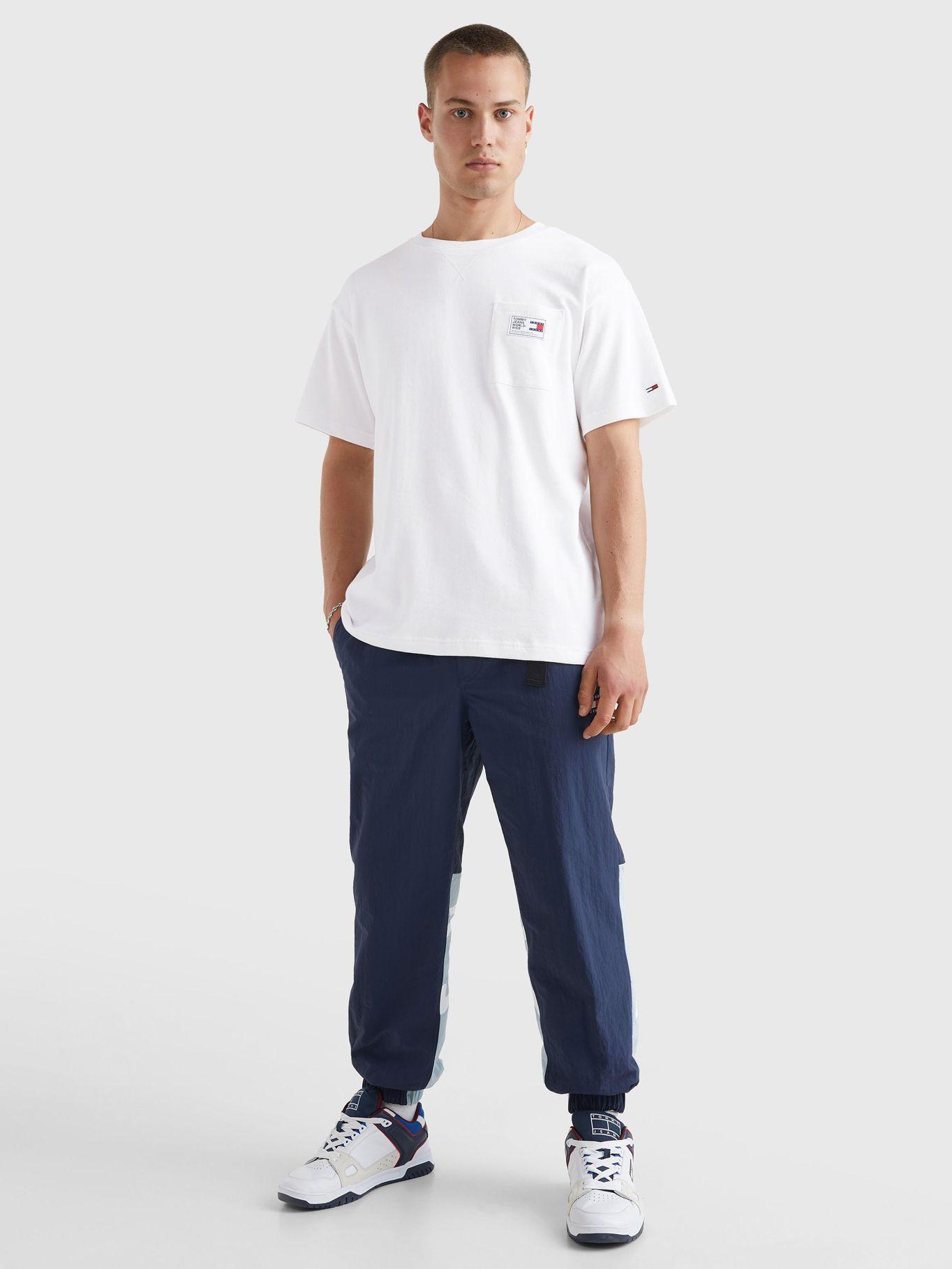 Polera Relaxed Terry Logo Blanco Tommy Jeans-1