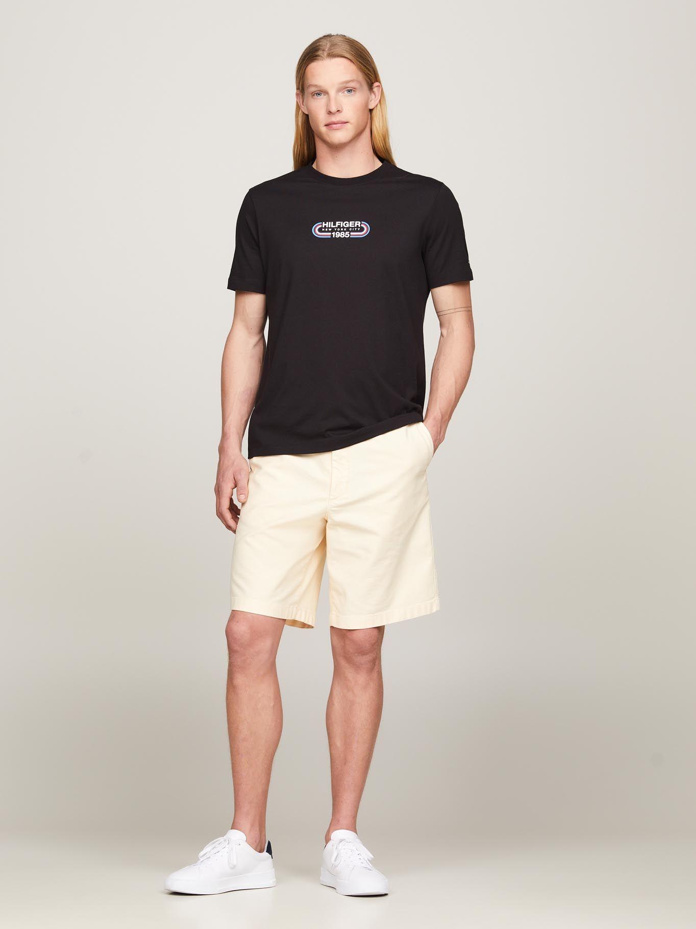 Polera Logo Archive Regular Fit Negro Tommy Hilfiger-0